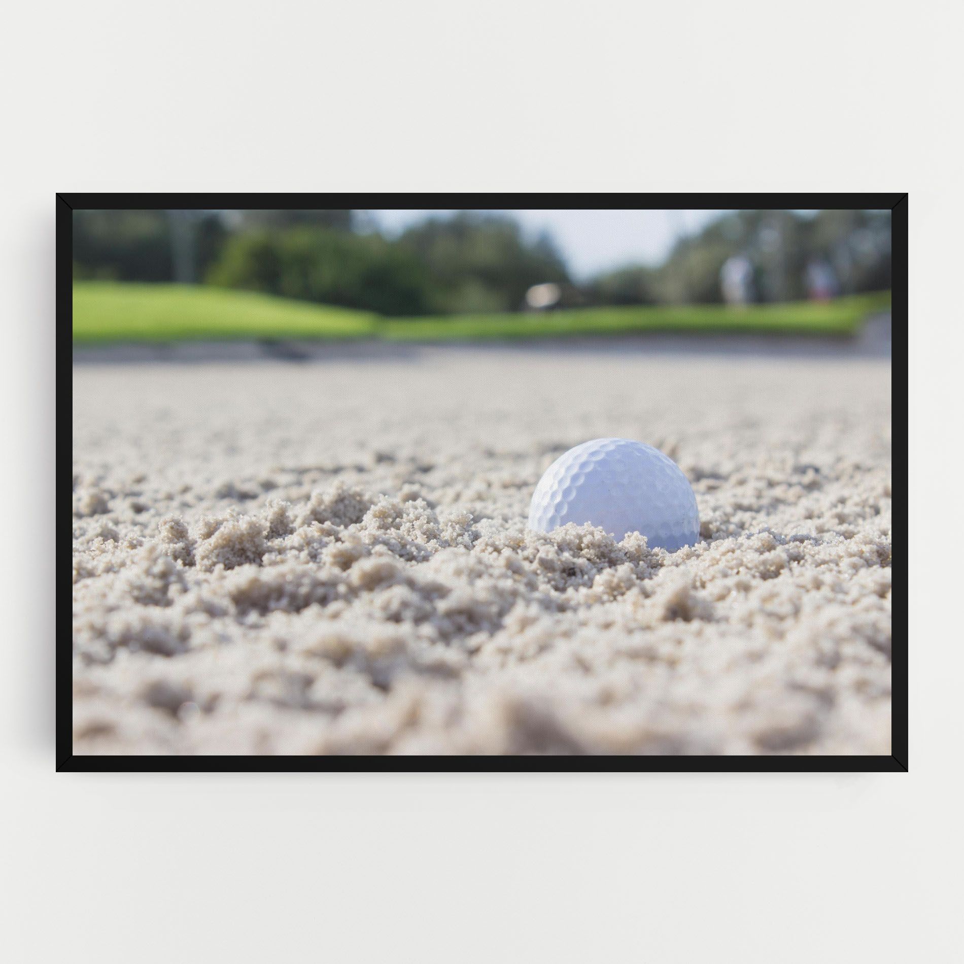 Golf Ball In Sand mockup 0