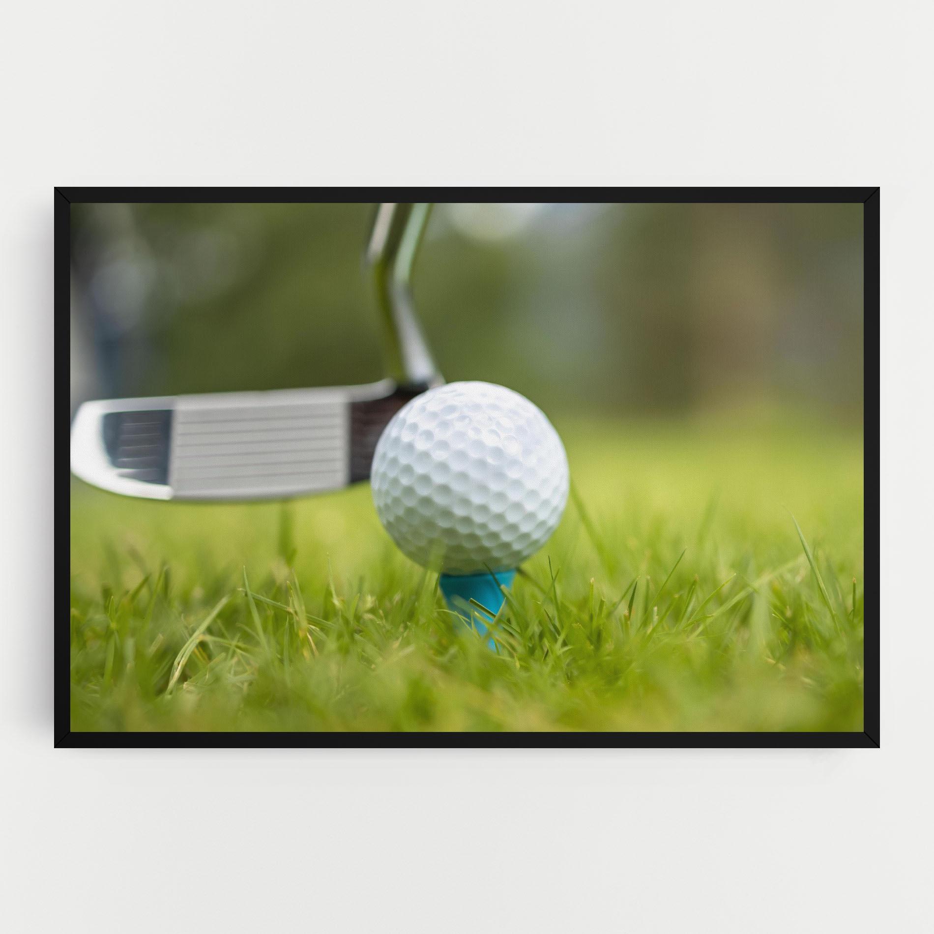 Vászonkép Golf Ball Tee mockup 0