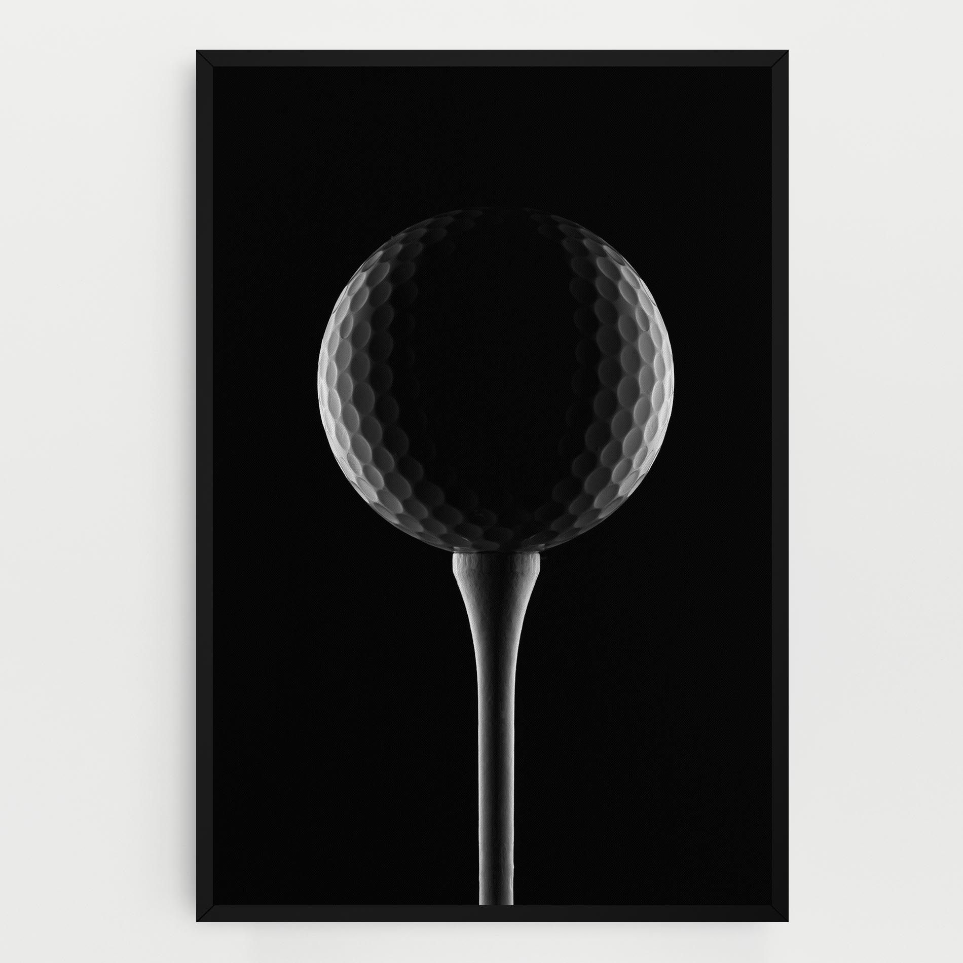 Golf Ball Black mockup 0