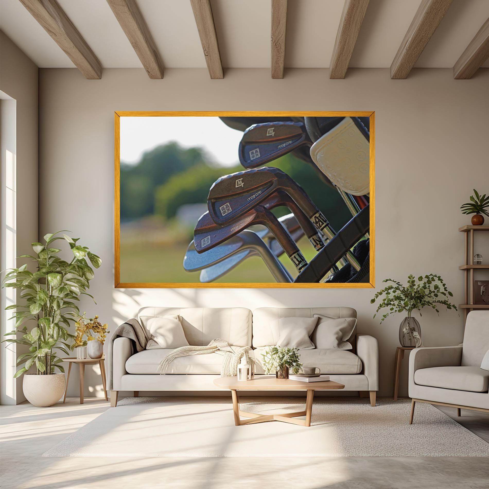 Brown Golf Club mockup 6