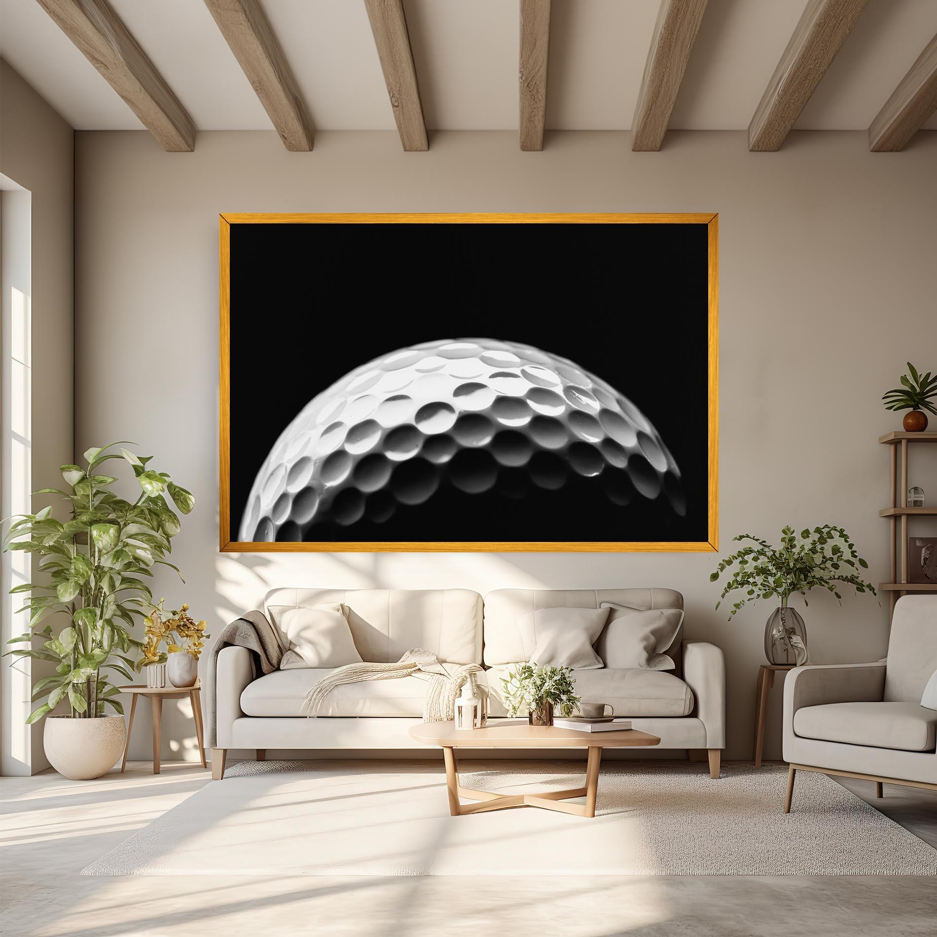 Vászonkép Golf Ball Close Up mockup 6