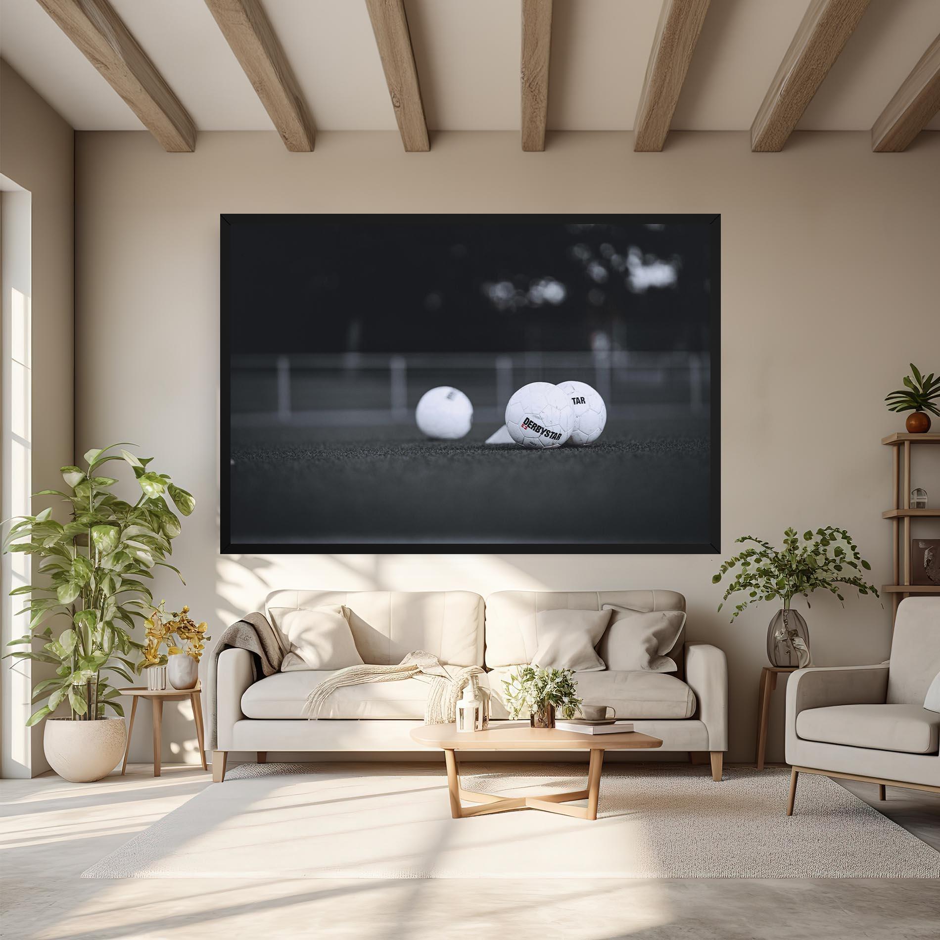 Vászonkép Golf Ball On Grey mockup 6