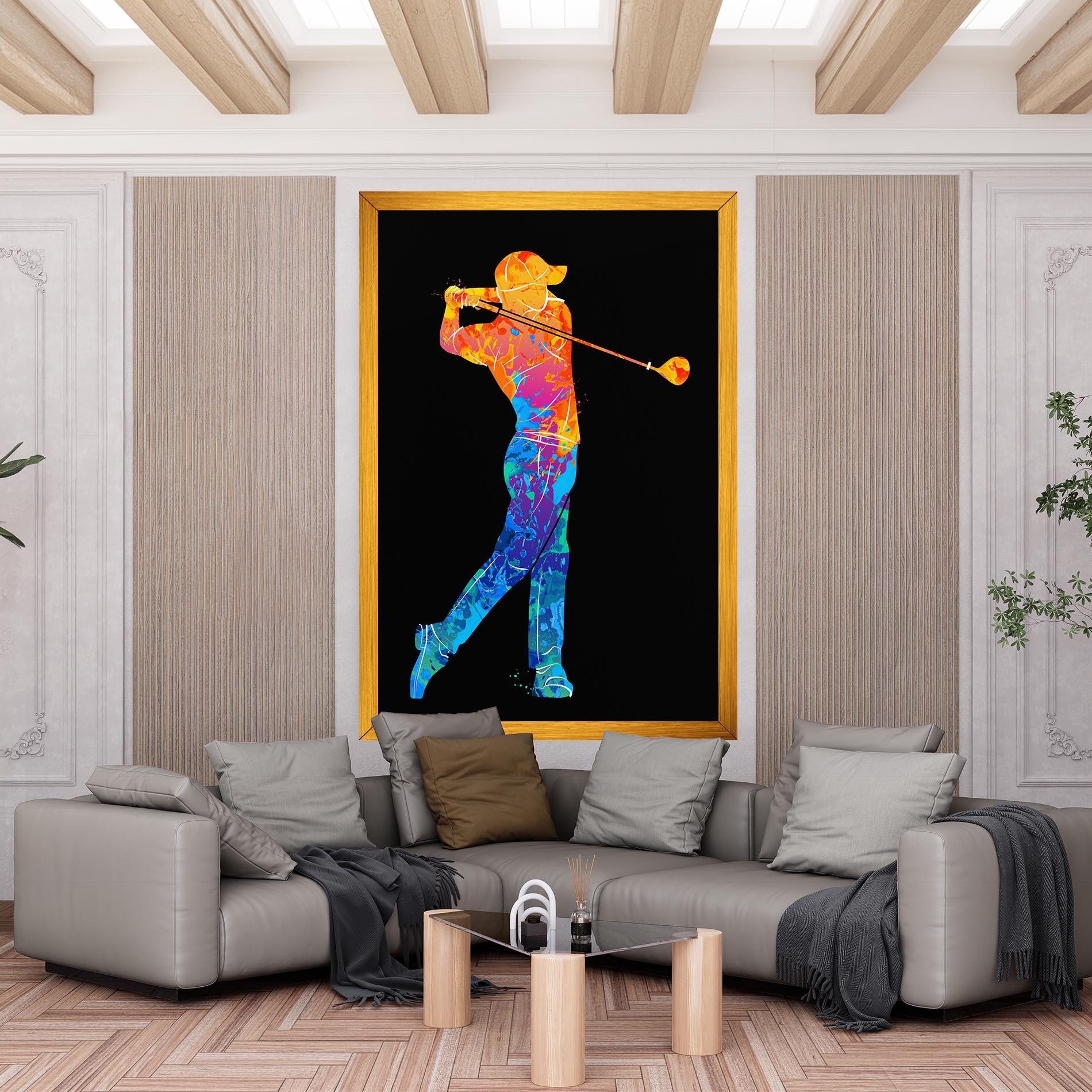 Vászonkép Color Mix Golf mockup 6