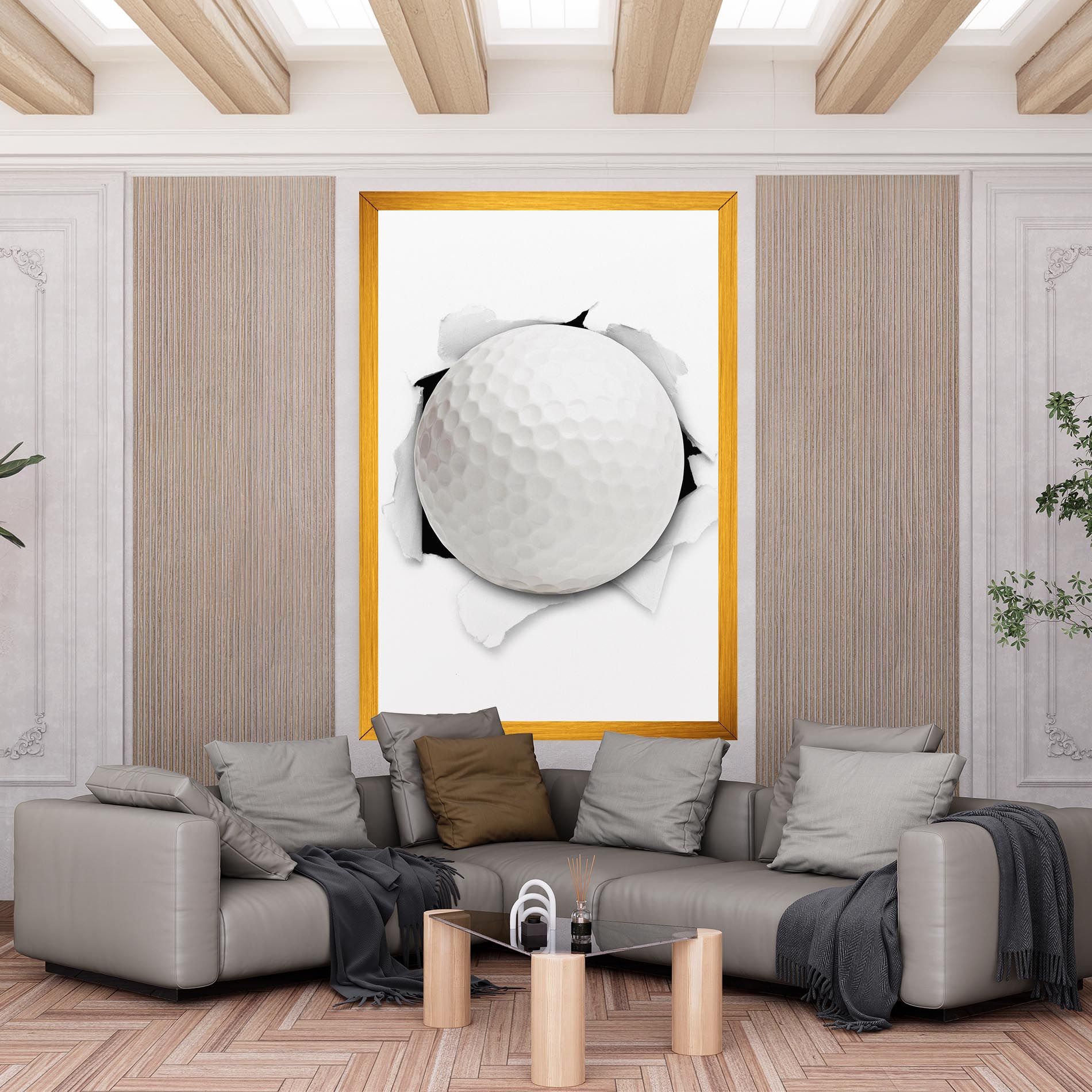 Golf Ball Bursting Hole mockup 6