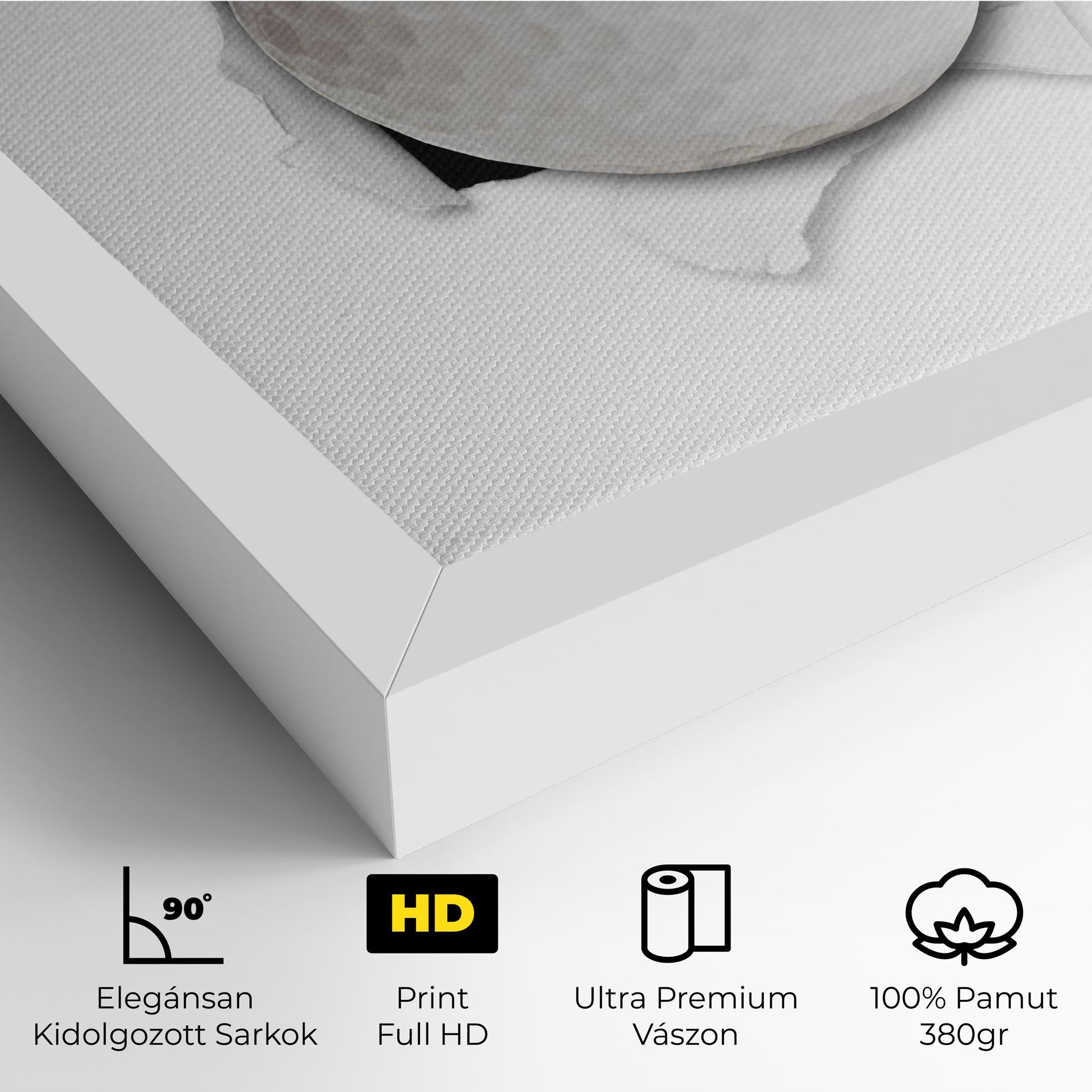 Vászonkép Golf Ball Bursting Hole mockup 4