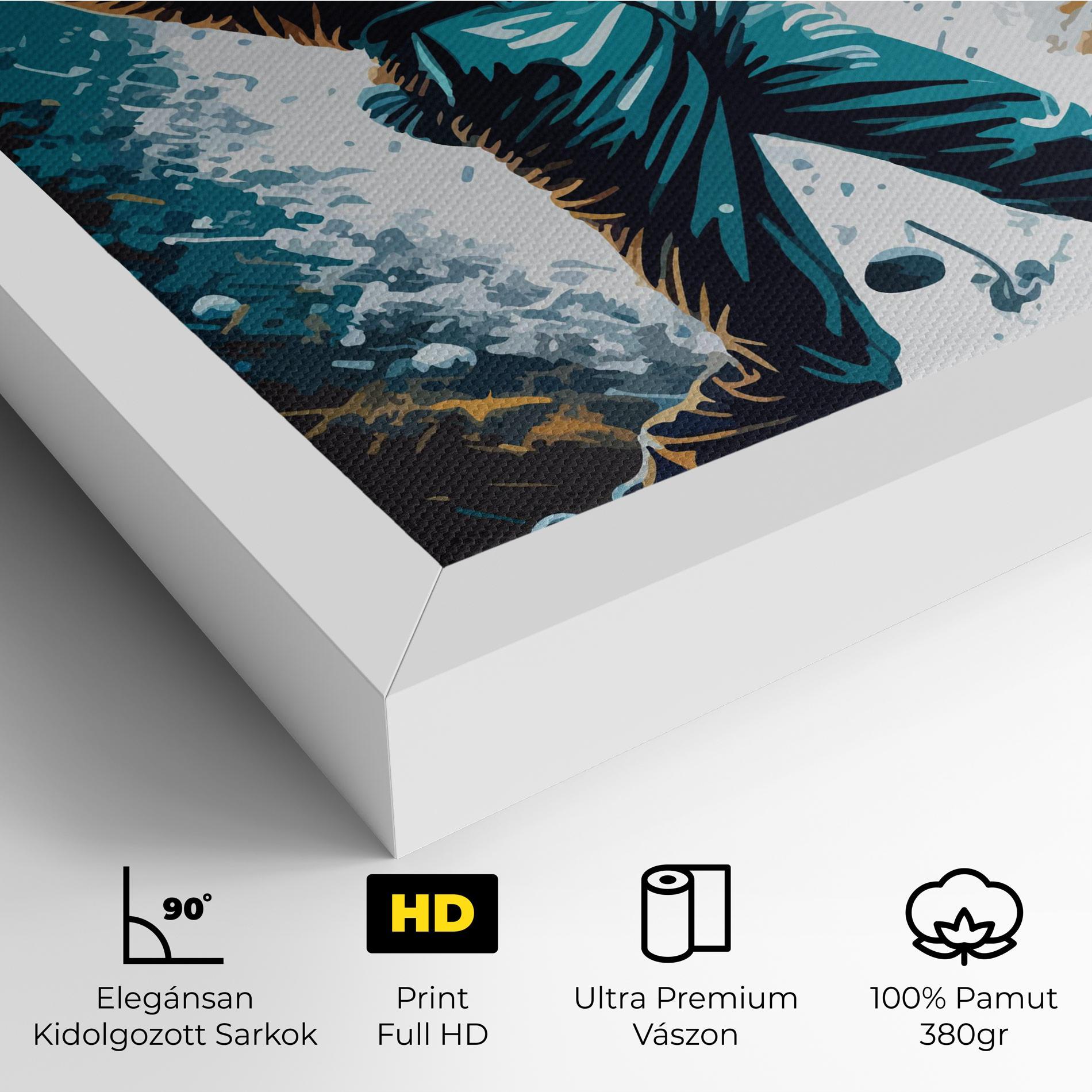 Vászonkép Golf On Grey mockup 4
