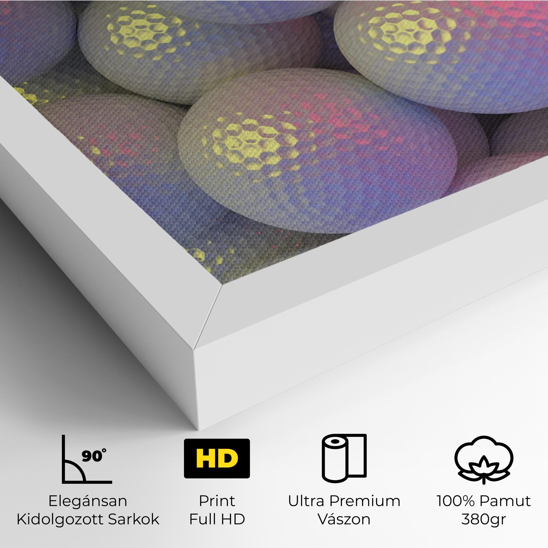 Purple Light Golf Ball mockup 4