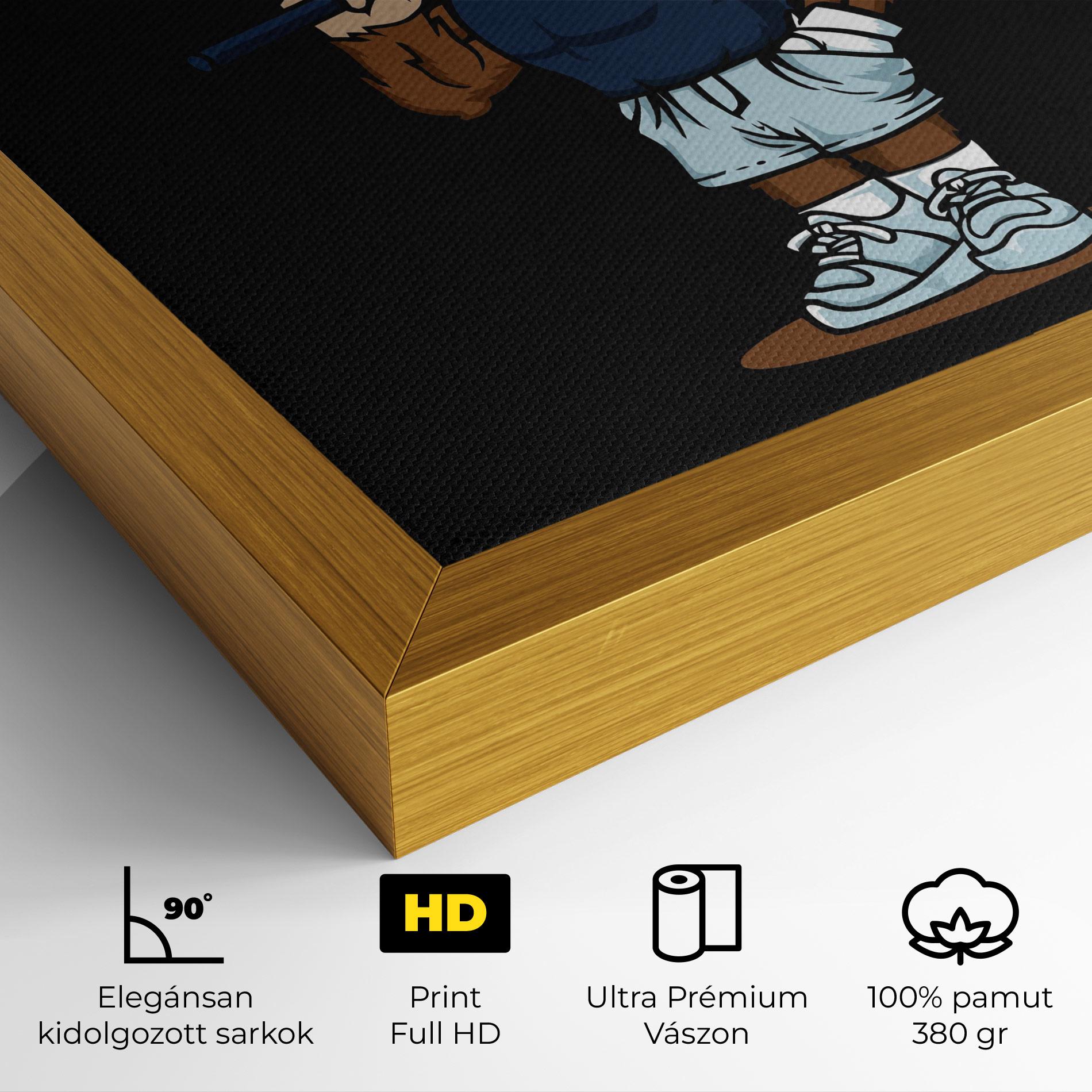 Vászonkép Ape Golf mockup 4