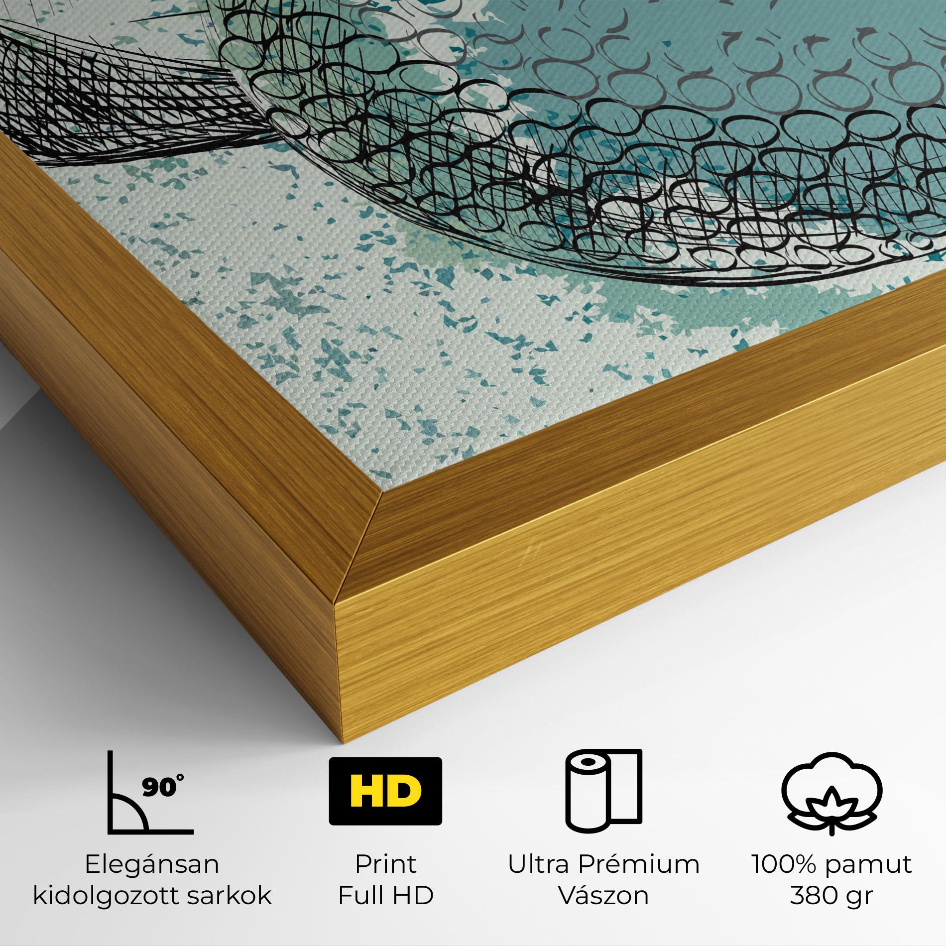 Vászonkép Blue Golf mockup 4