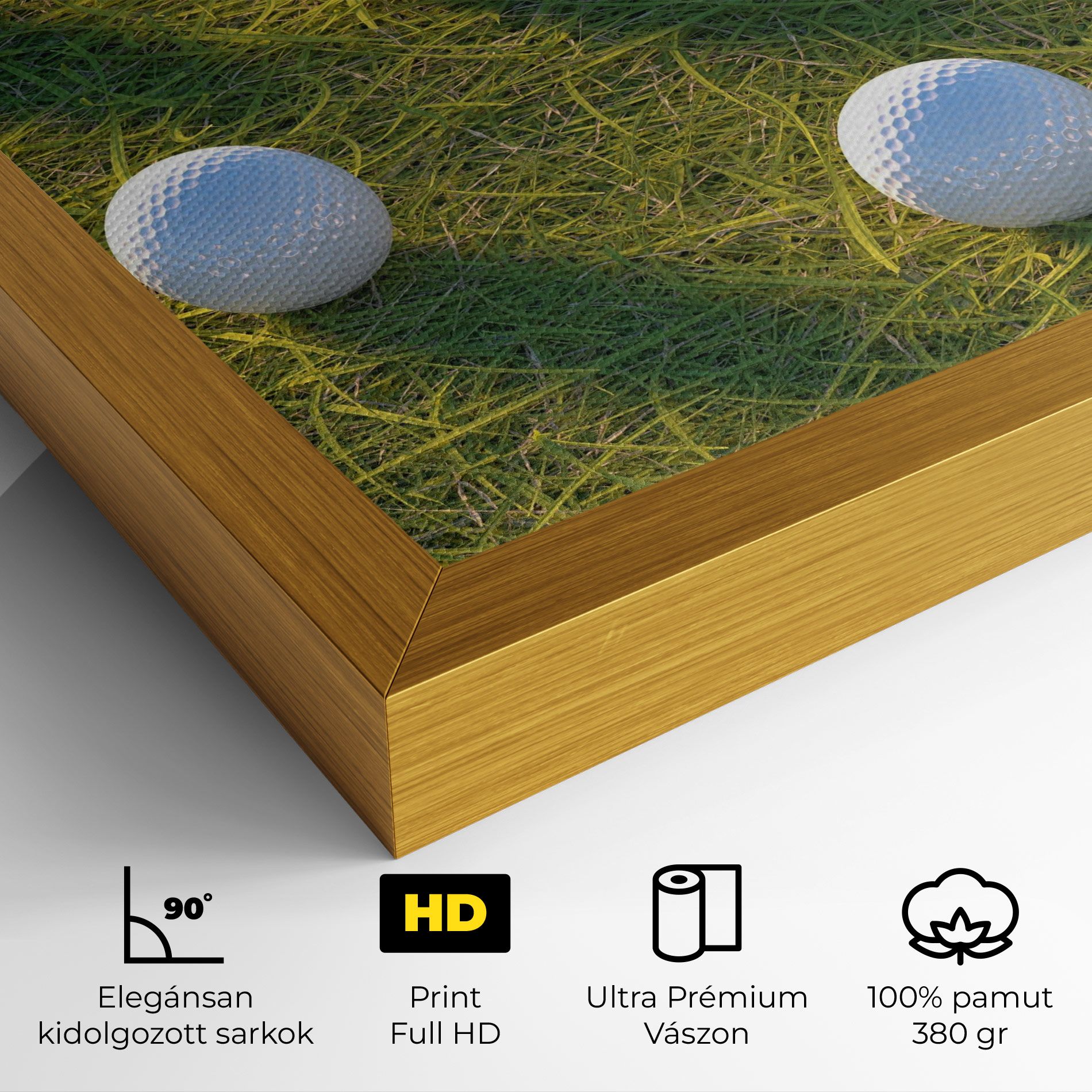 Golf Ball On Grass mockup 4