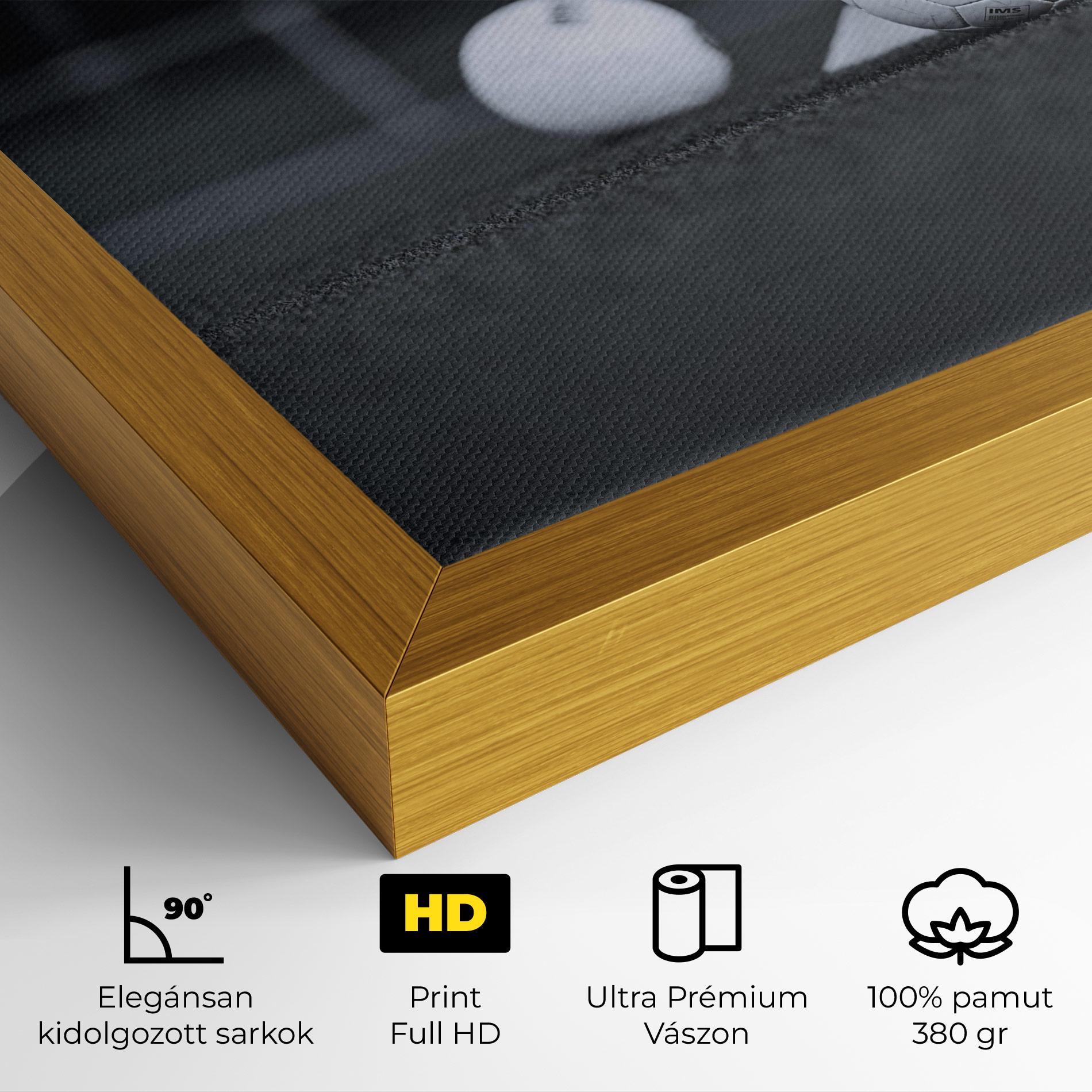 Vászonkép Golf Ball On Grey mockup 4