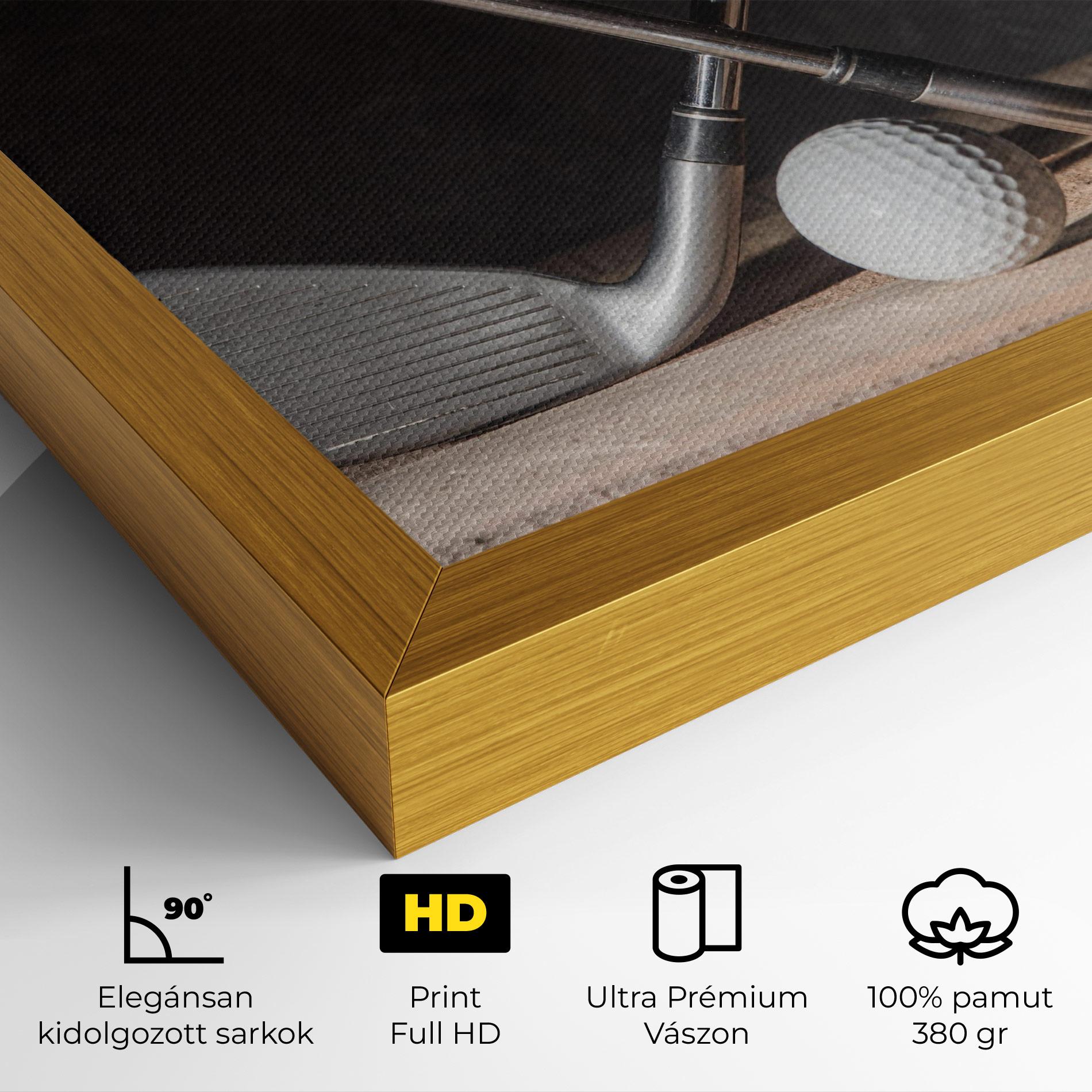 Vászonkép Golf Club Ball mockup 4