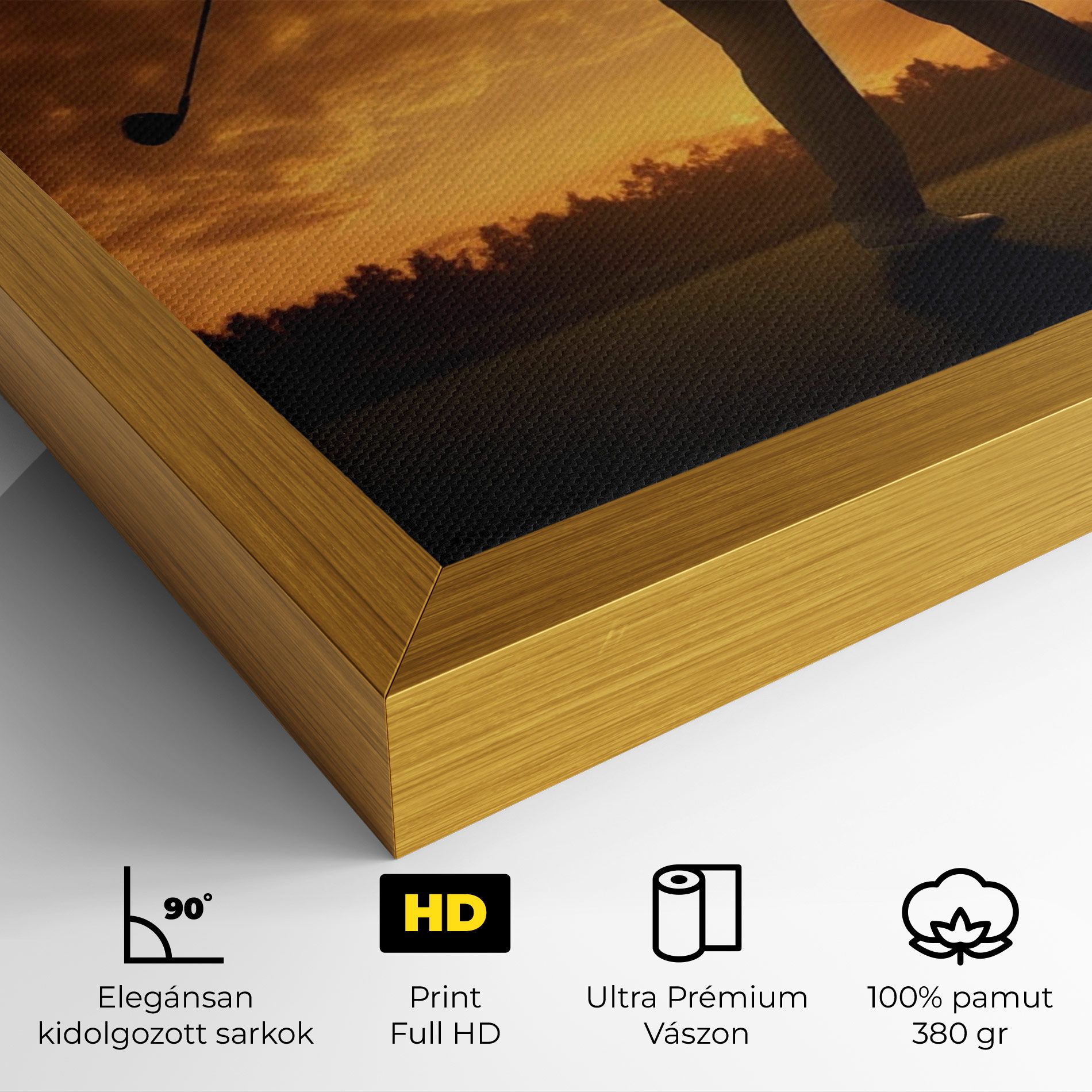 Golf Course Sunset mockup 4