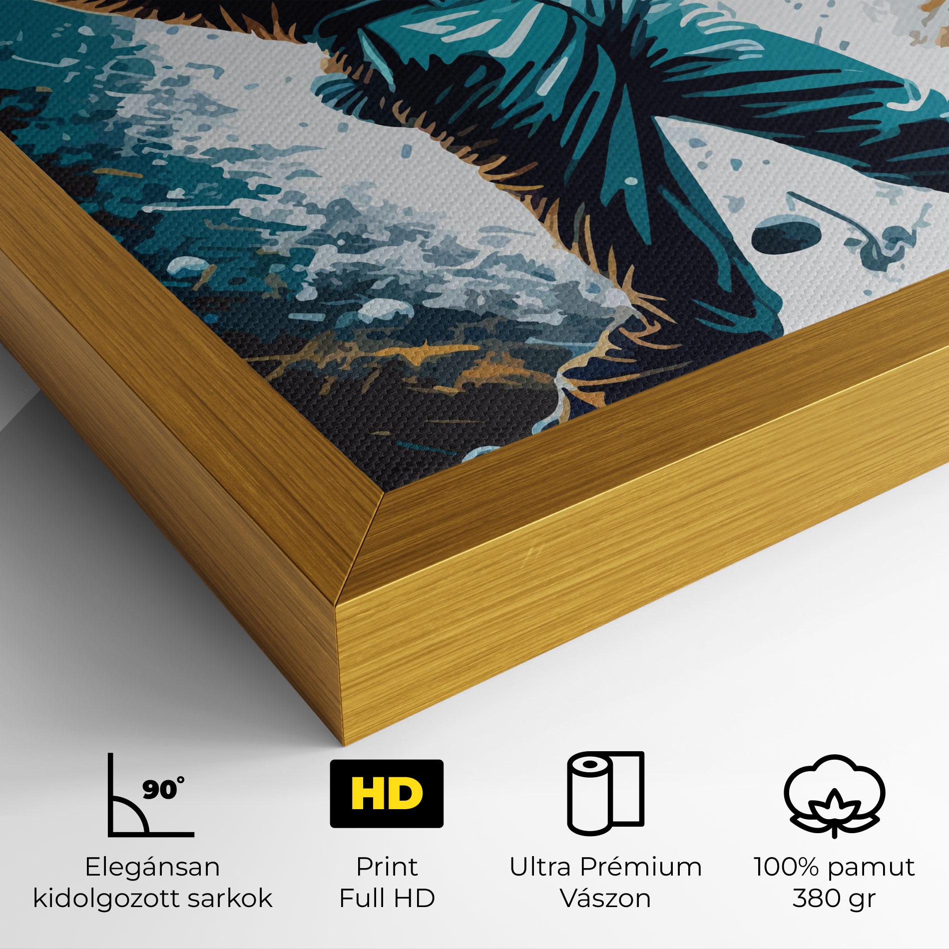Vászonkép Golf On Grey mockup 4