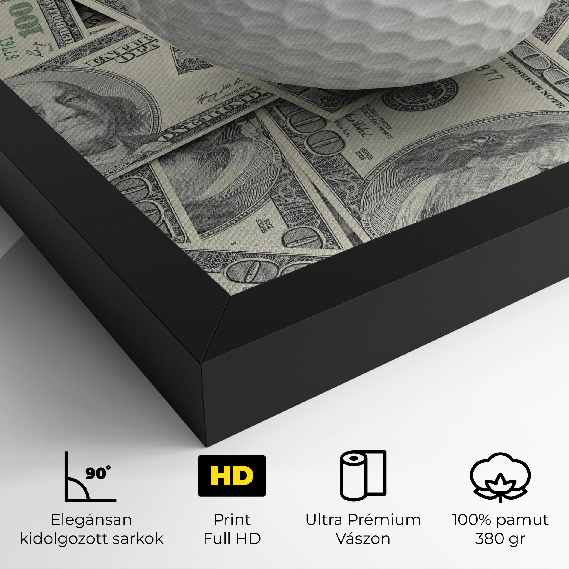 Vászonkép 3d Golf Ball mockup 4