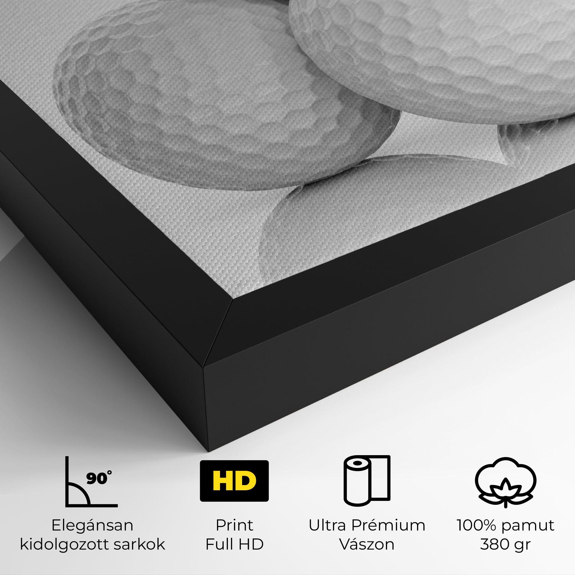 Vászonkép 3d Golf Balls mockup 4