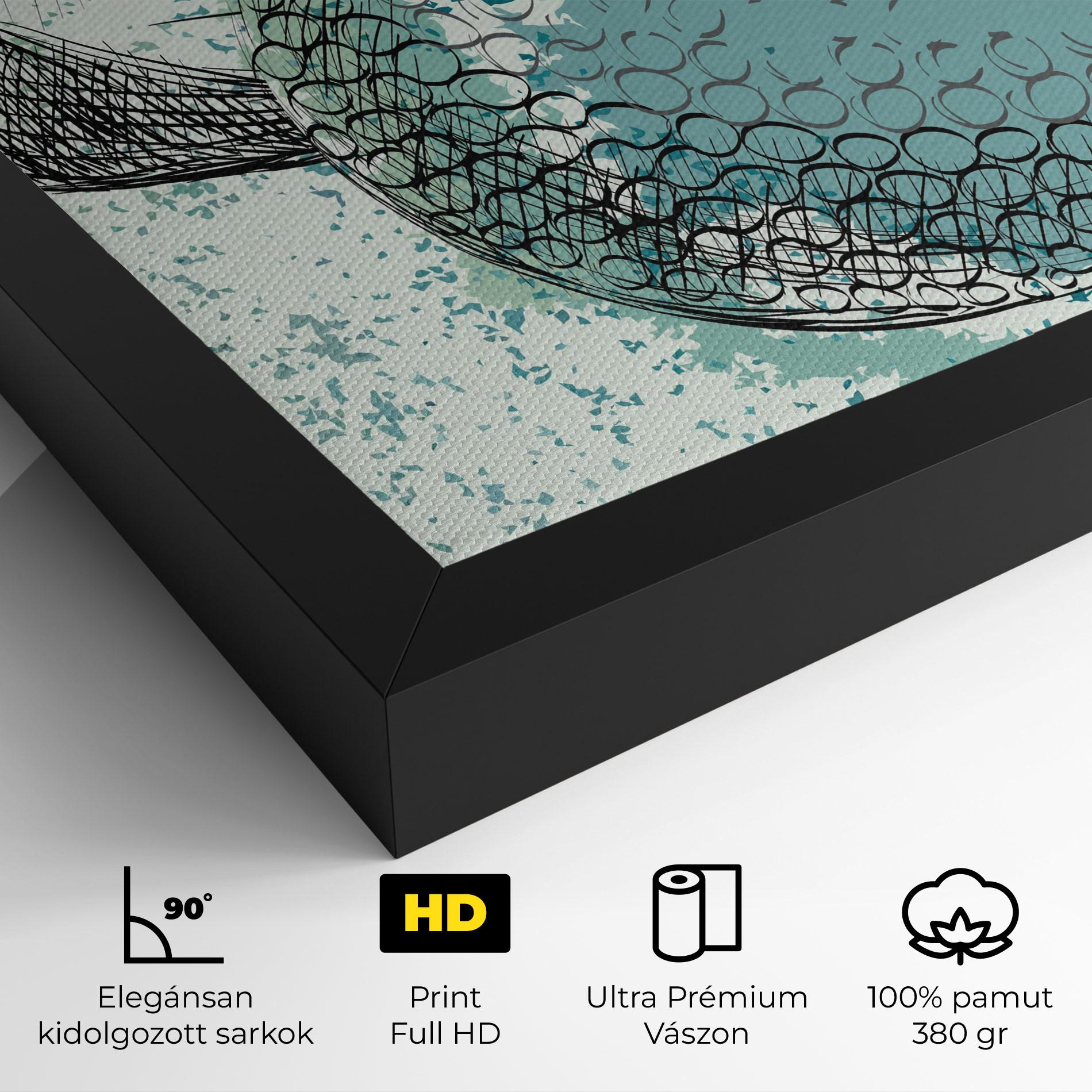 Vászonkép Blue Golf mockup 4