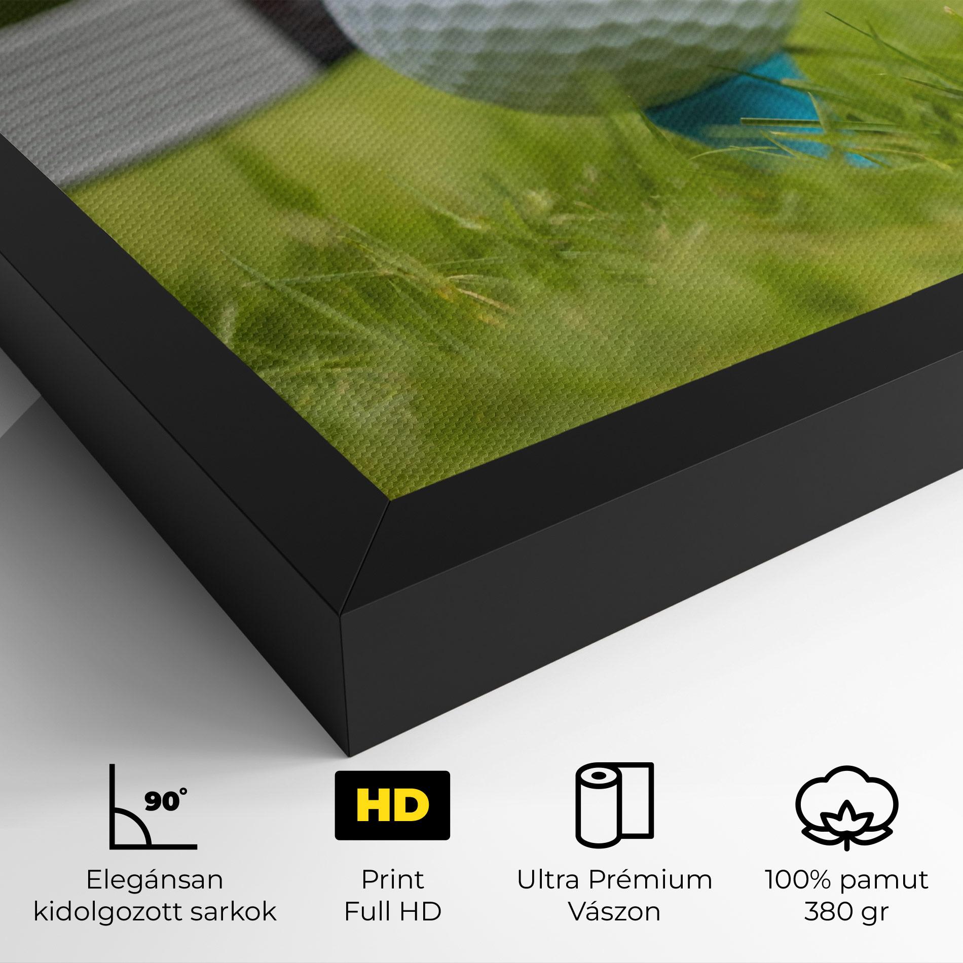 Vászonkép Golf Ball Tee mockup 4