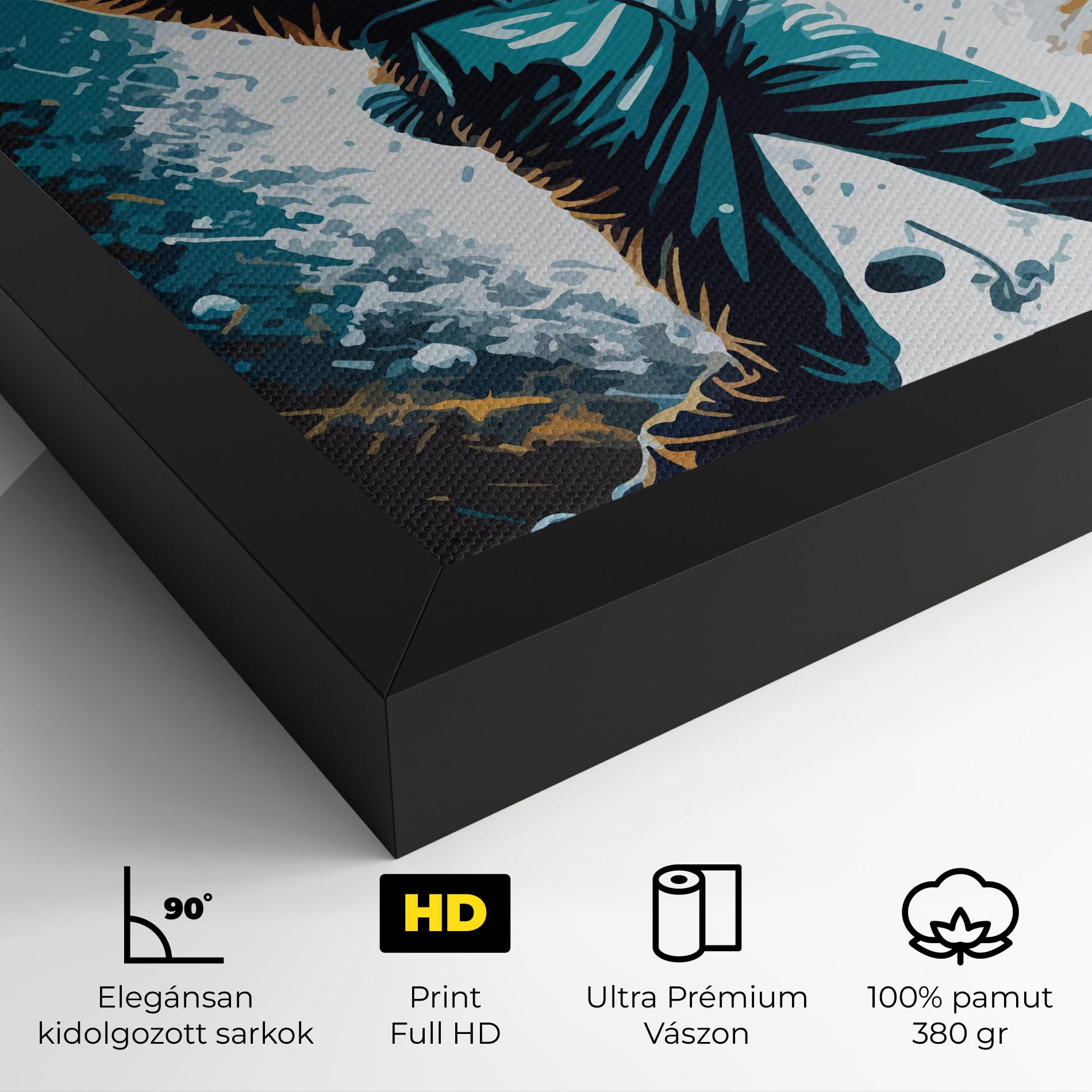 Vászonkép Golf On Grey mockup 4