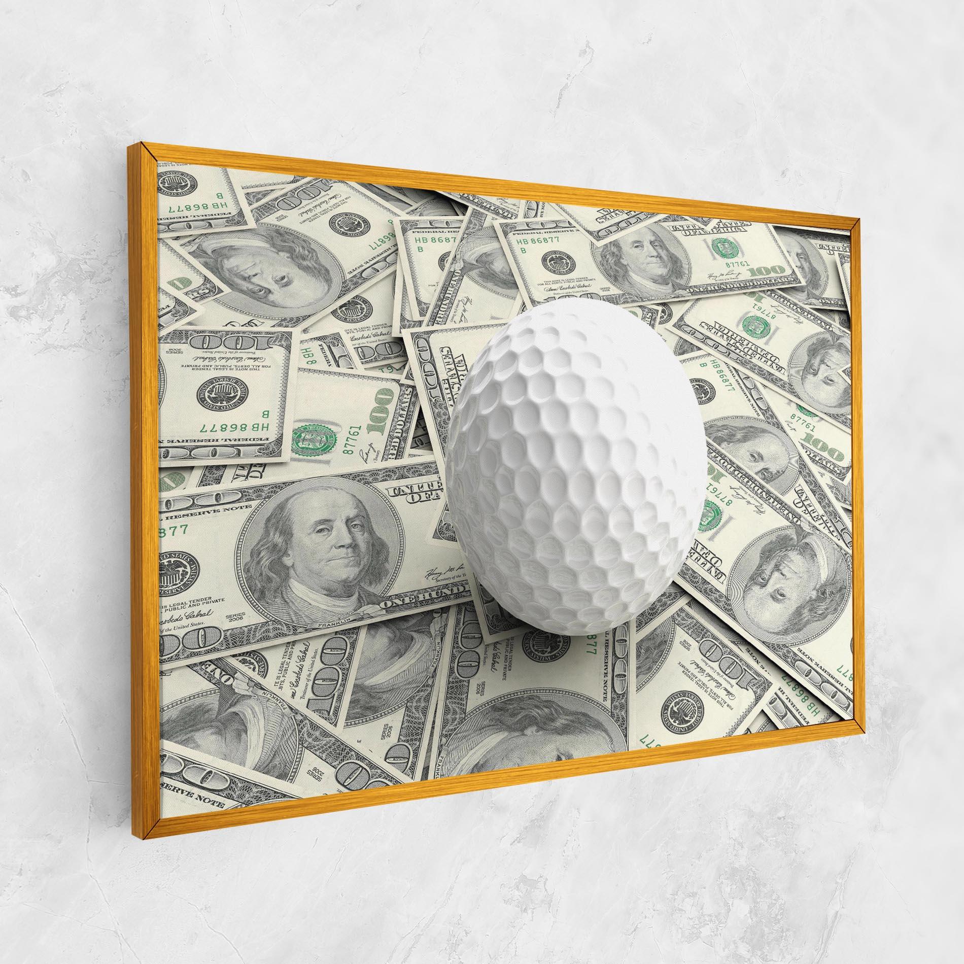 Vászonkép 3d Golf Ball mockup 1