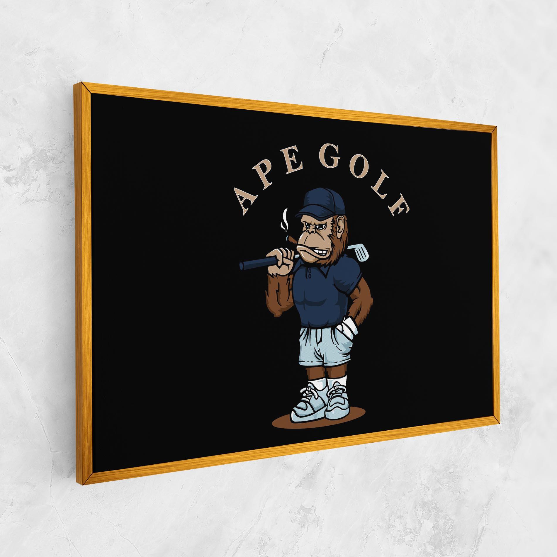 Vászonkép Ape Golf mockup 1