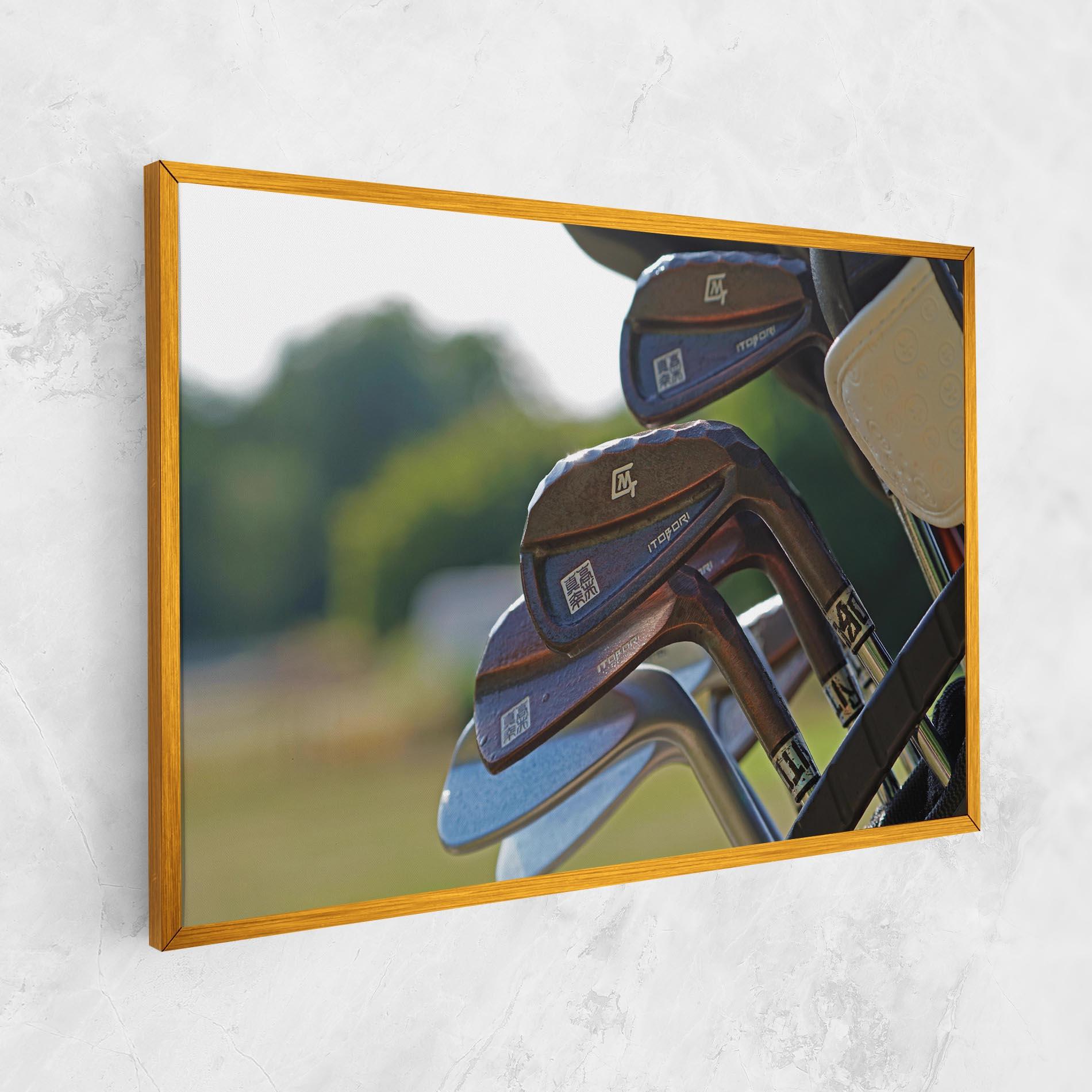 Vászonkép Brown Golf Club mockup 1