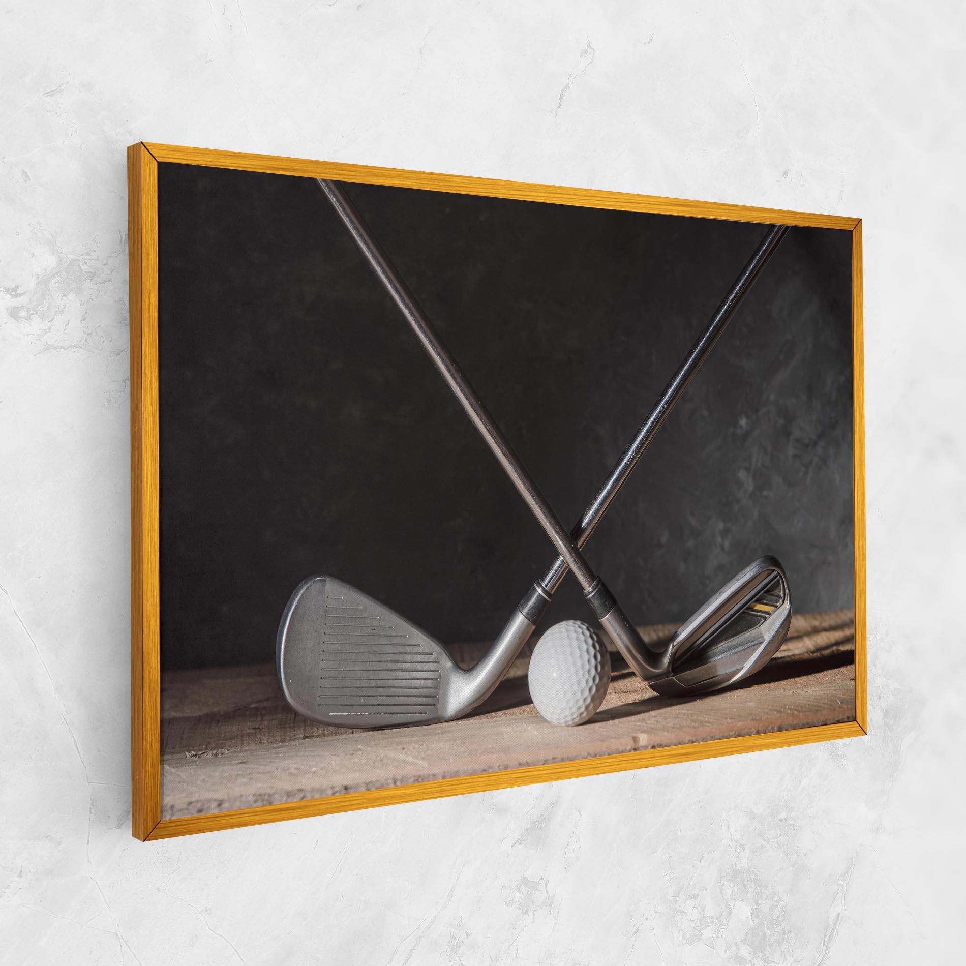 Vászonkép Golf Club Ball mockup 1