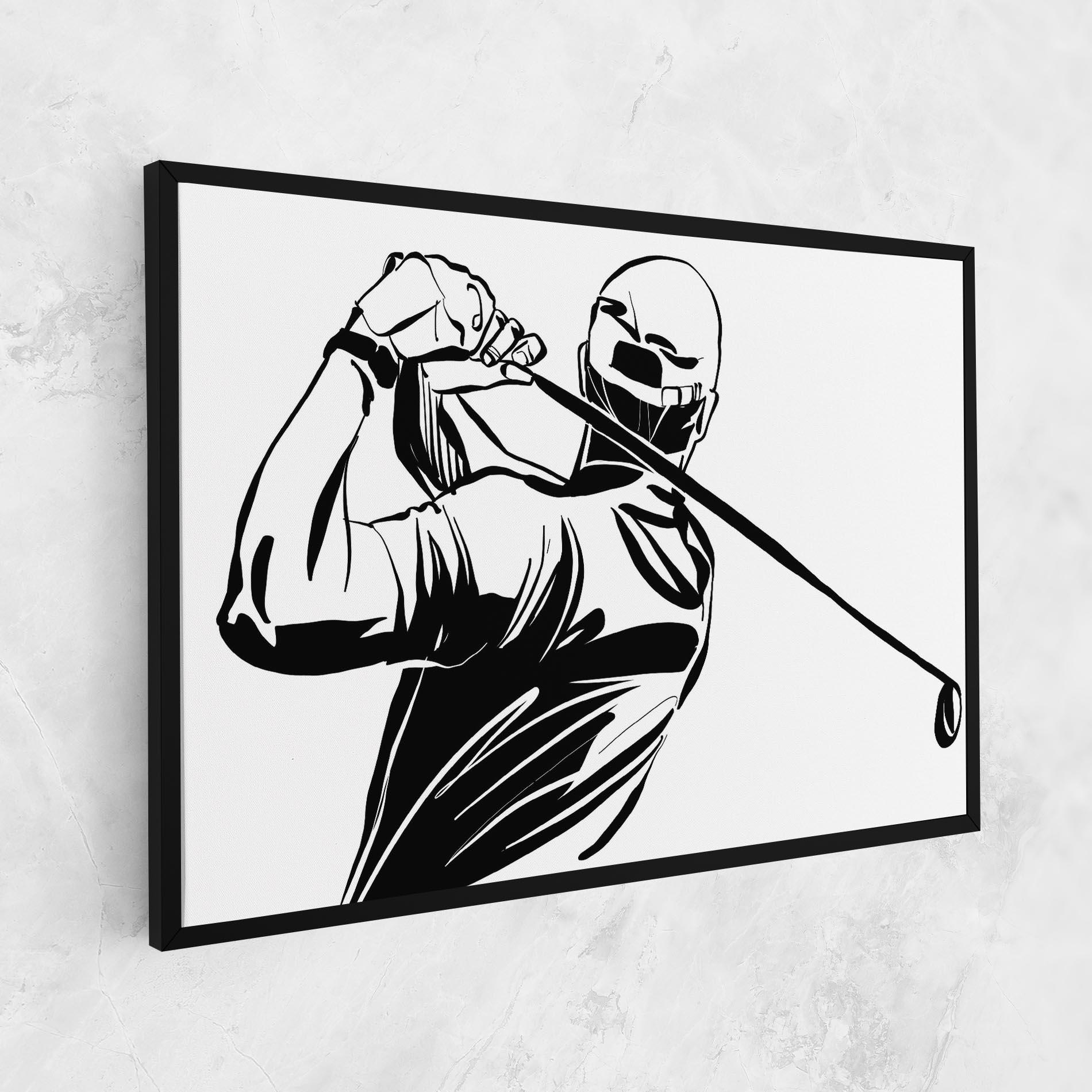 Vászonkép Golf Back mockup 1