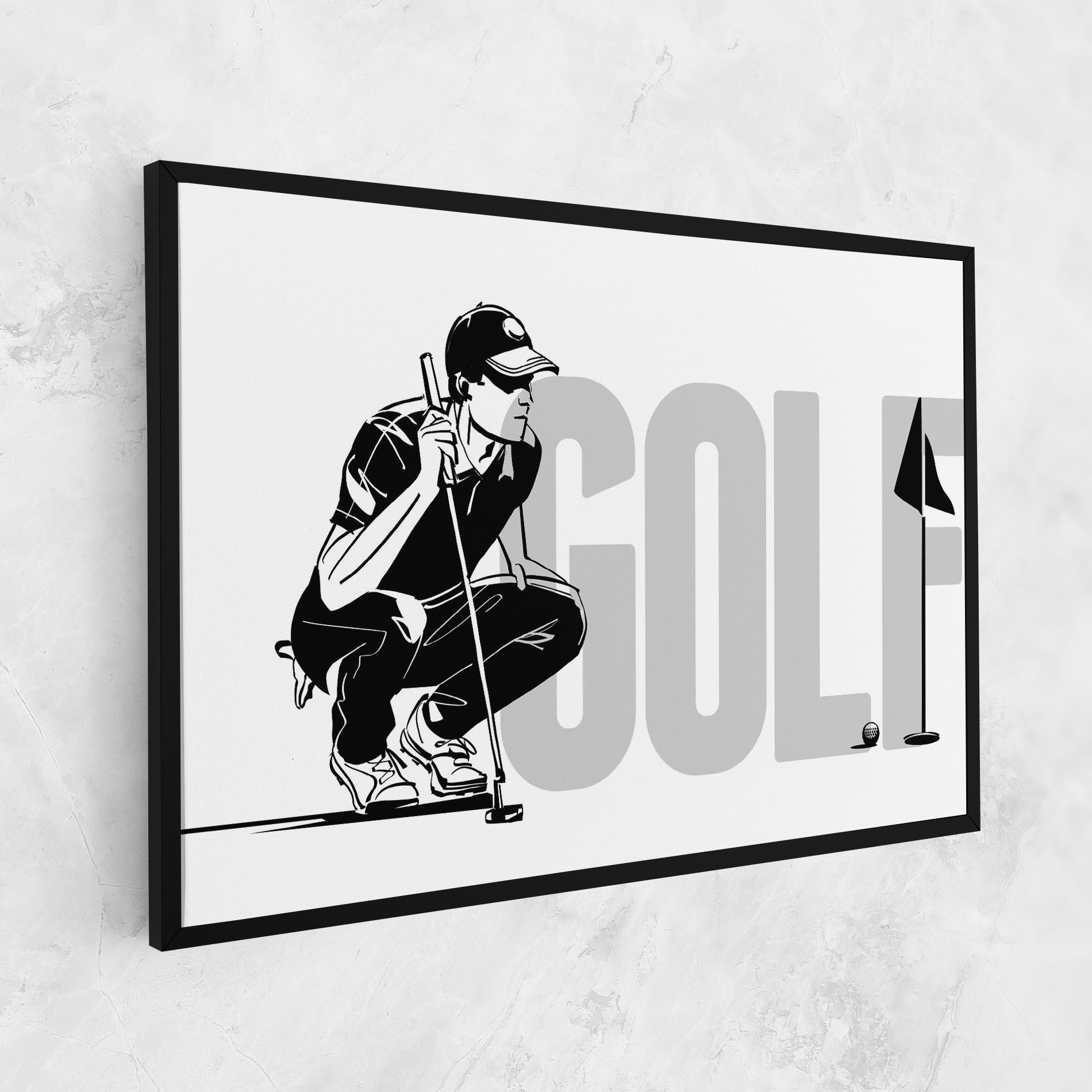 Vászonkép Golf mockup 1