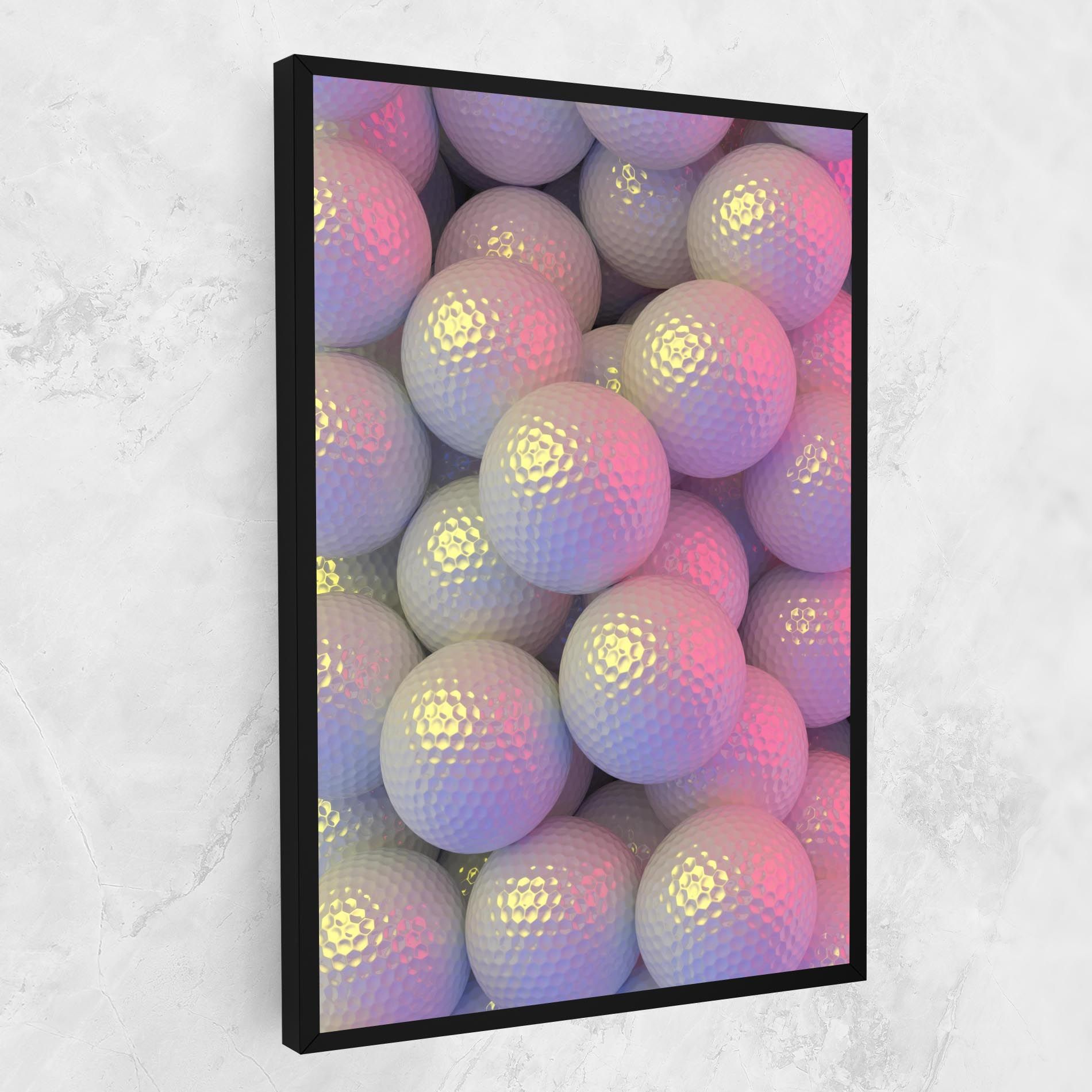 Purple Light Golf Ball mockup 1