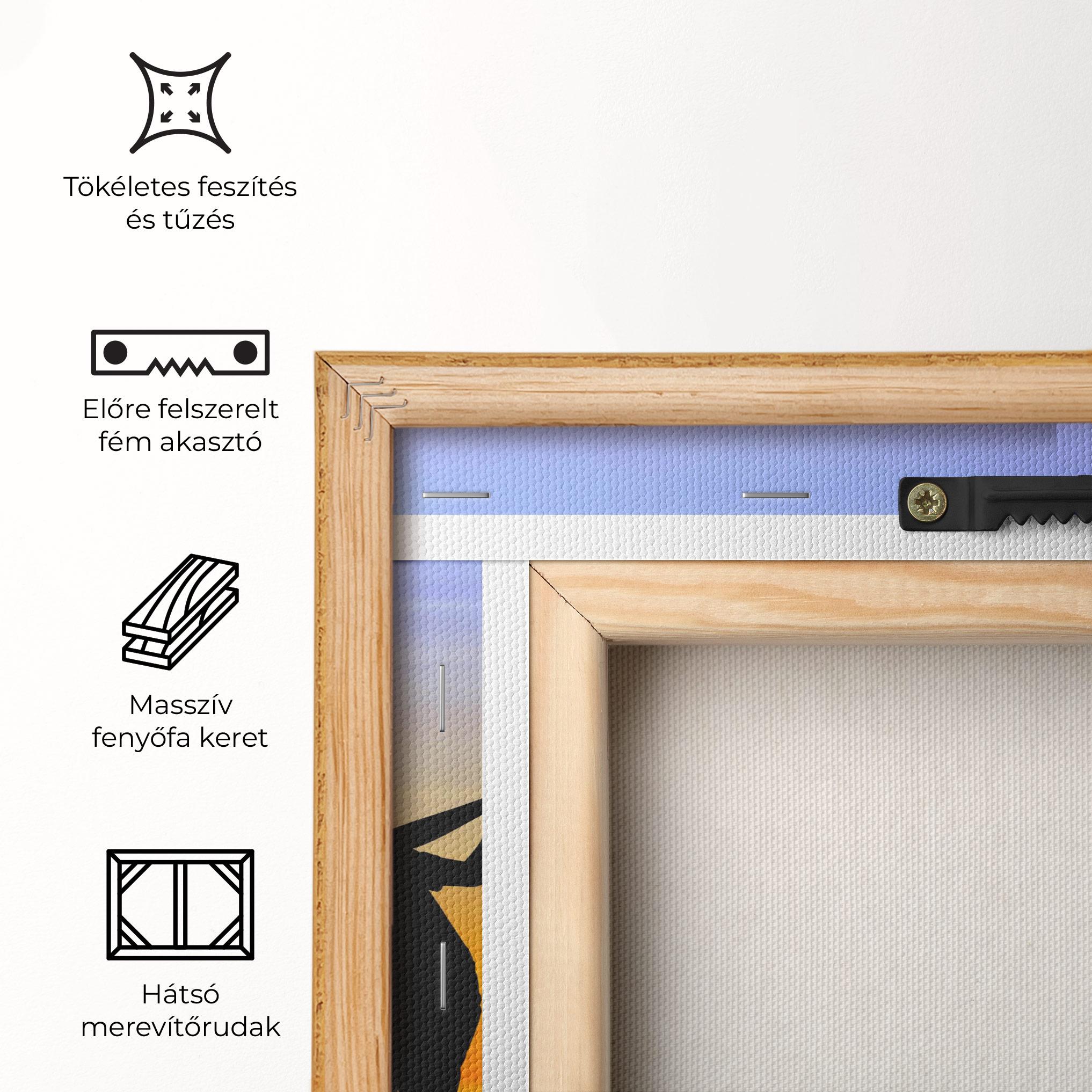 Vászonkép Playing Golf Sunrise mockup 5