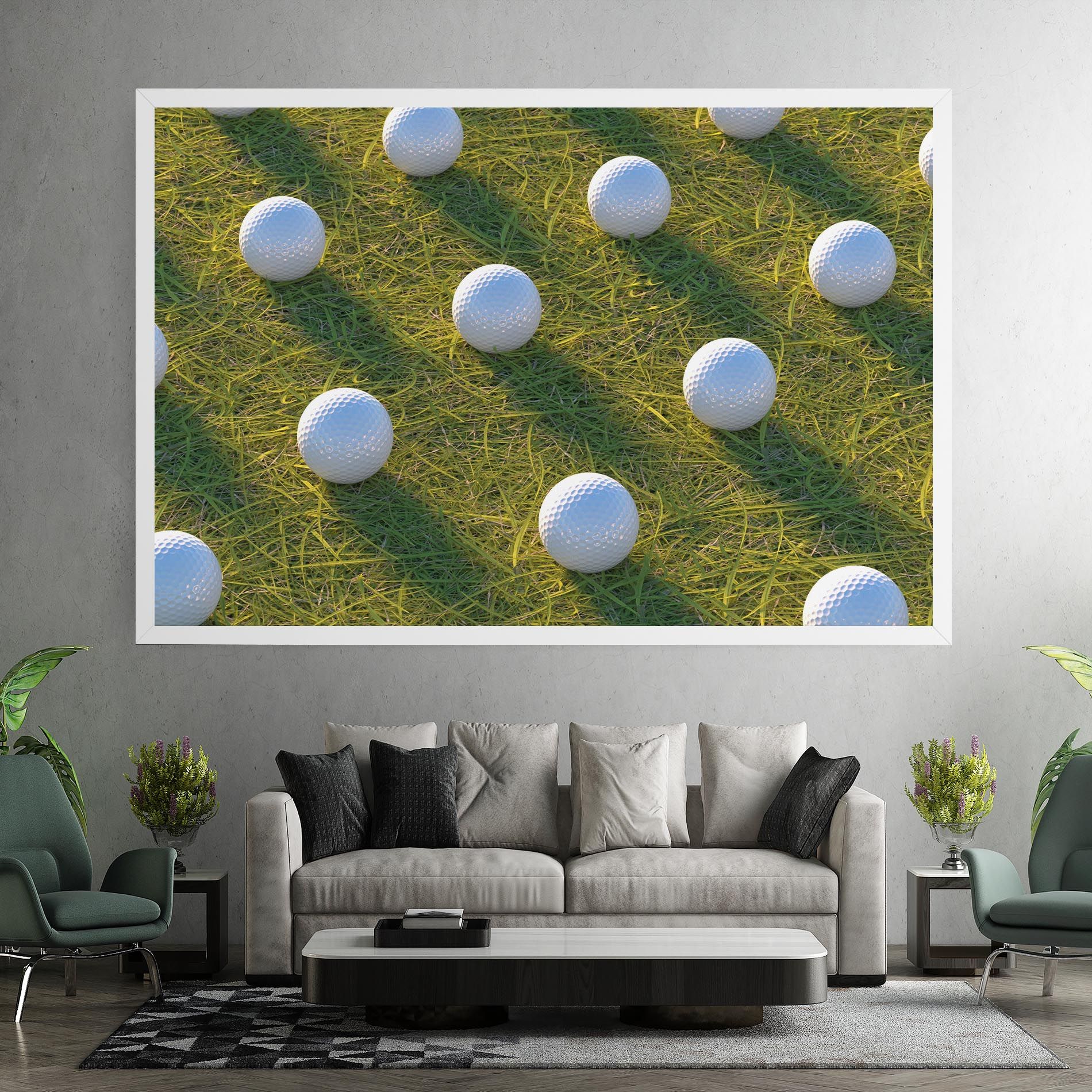 Golf Ball On Grass mockup 7