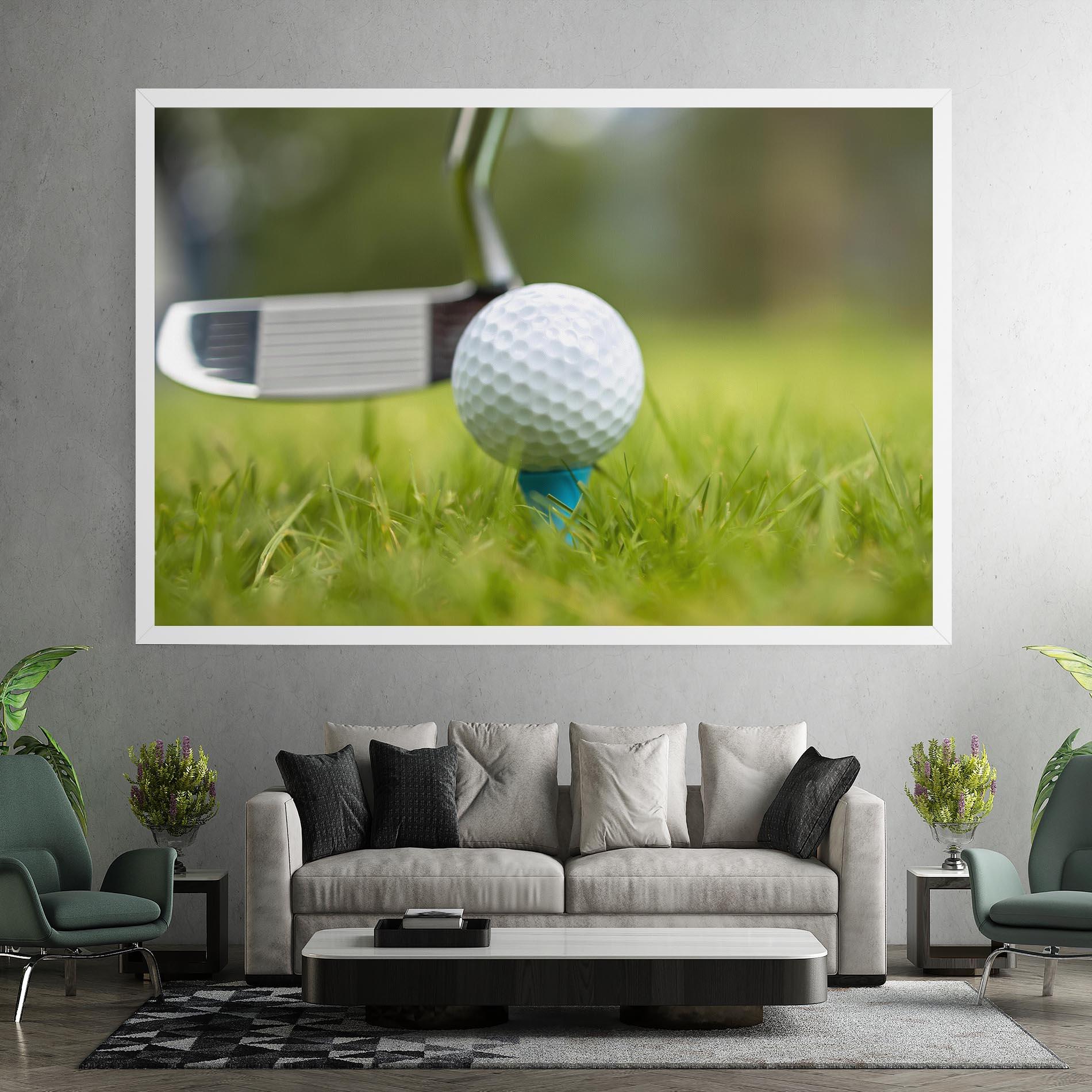 Vászonkép Golf Ball Tee mockup 7