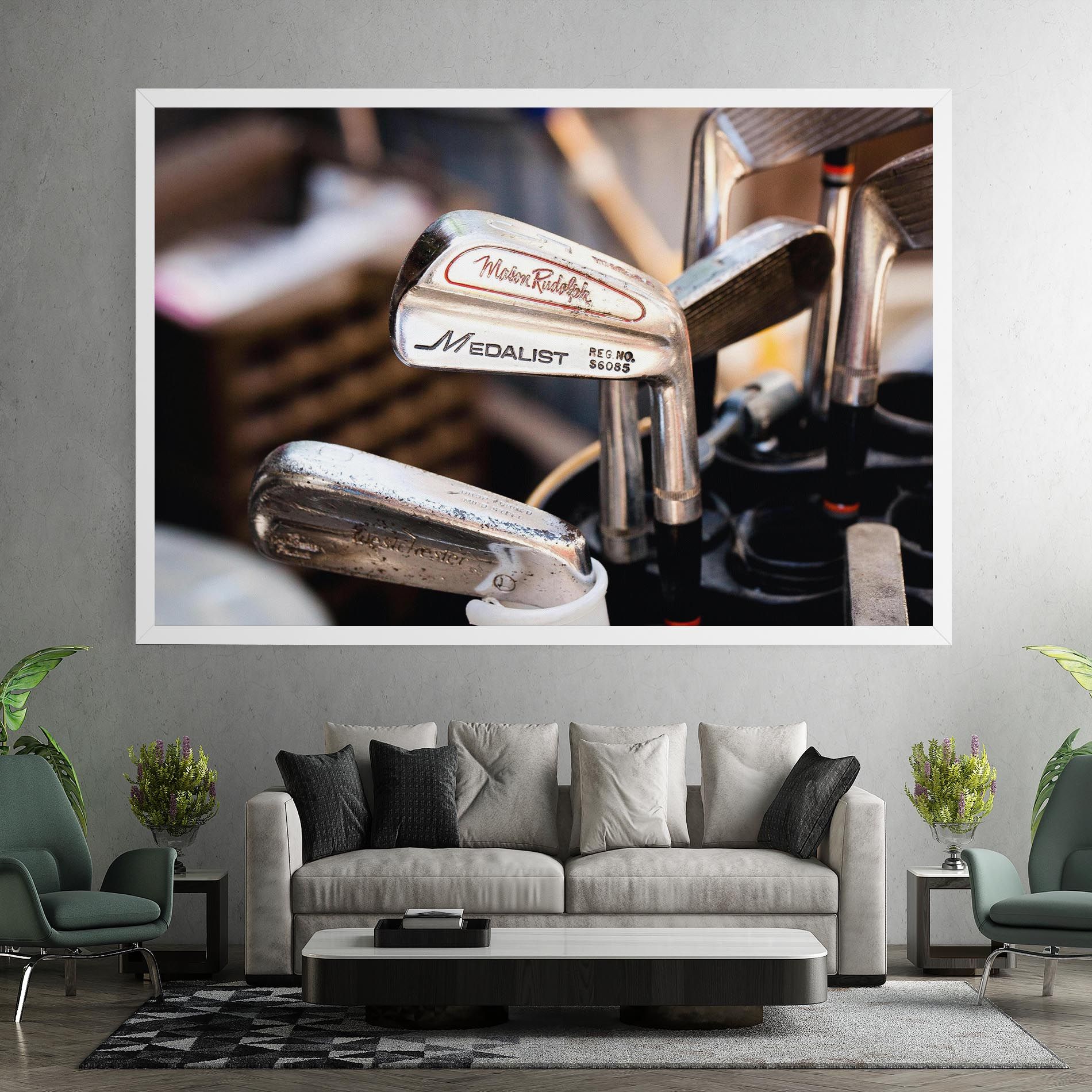 Silver Golf Club mockup 7