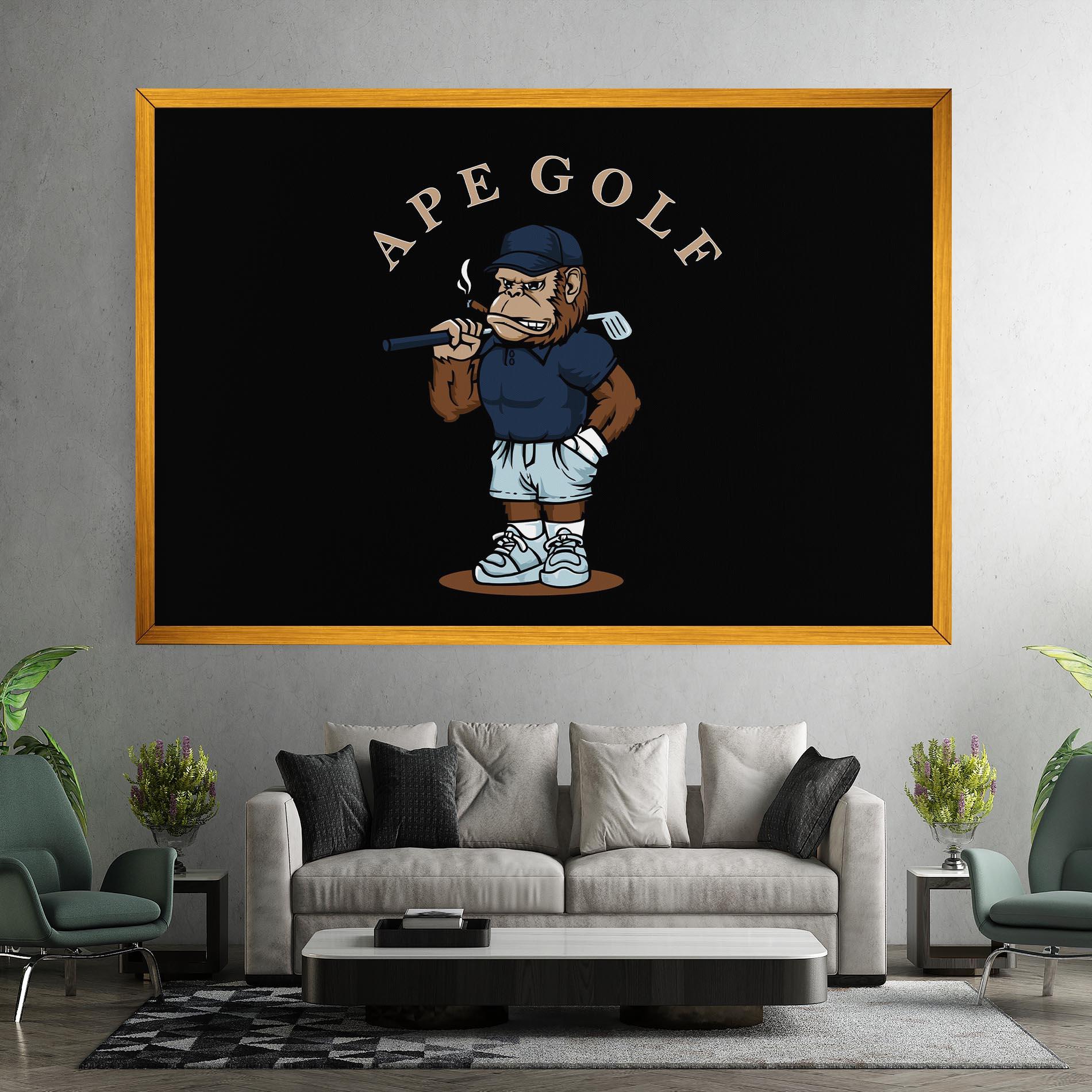 Vászonkép Ape Golf mockup 7