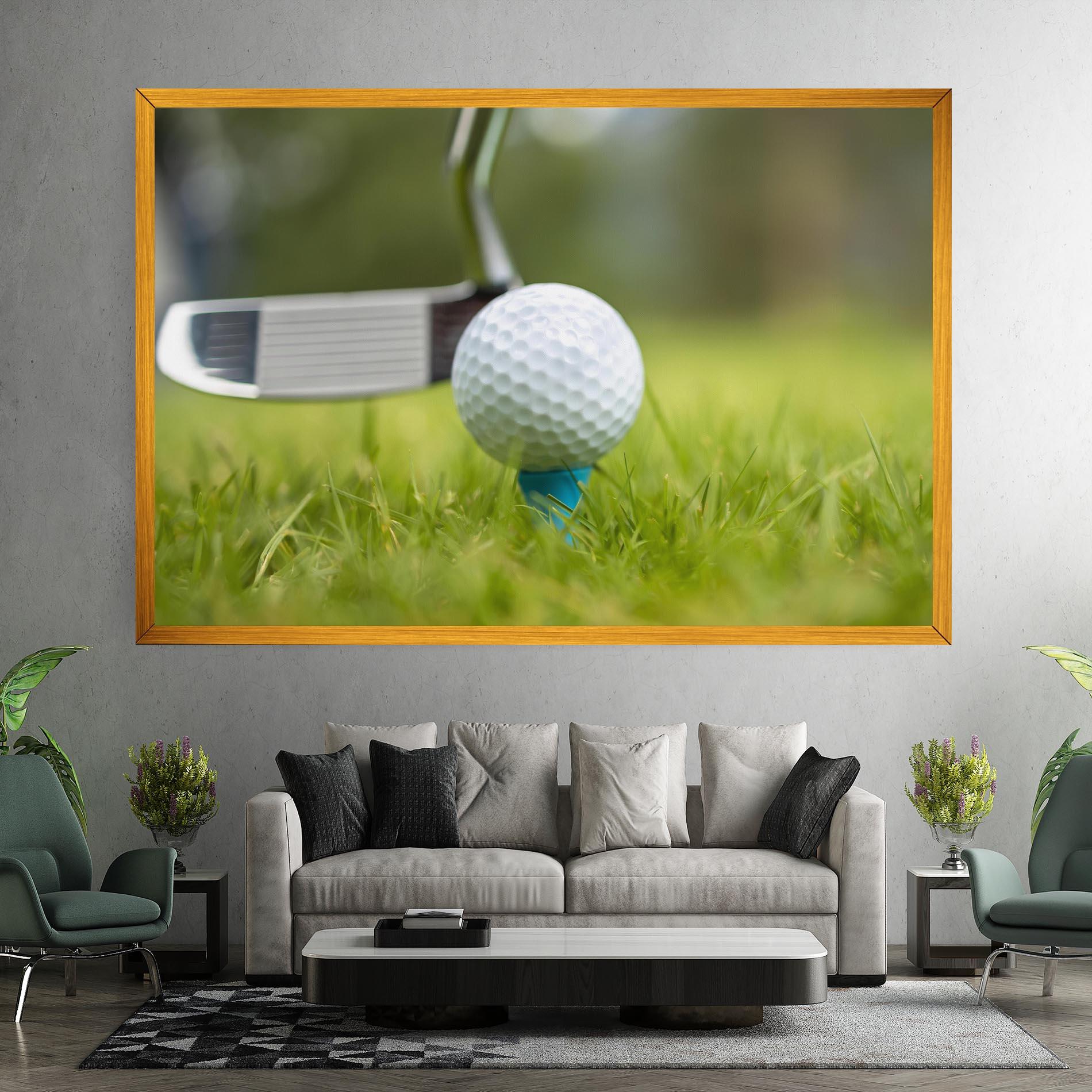 Vászonkép Golf Ball Tee mockup 7