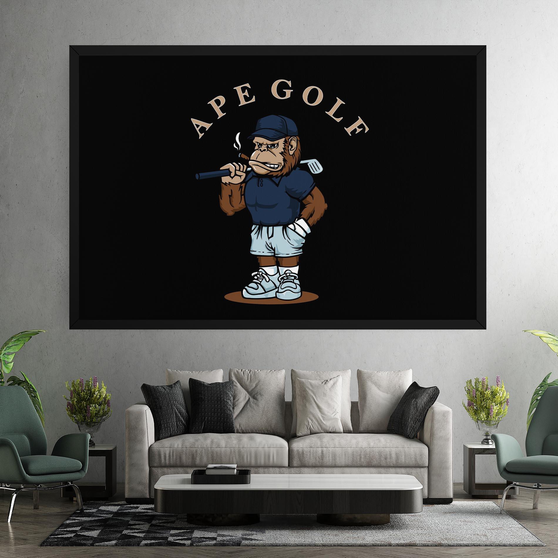 Vászonkép Ape Golf mockup 7
