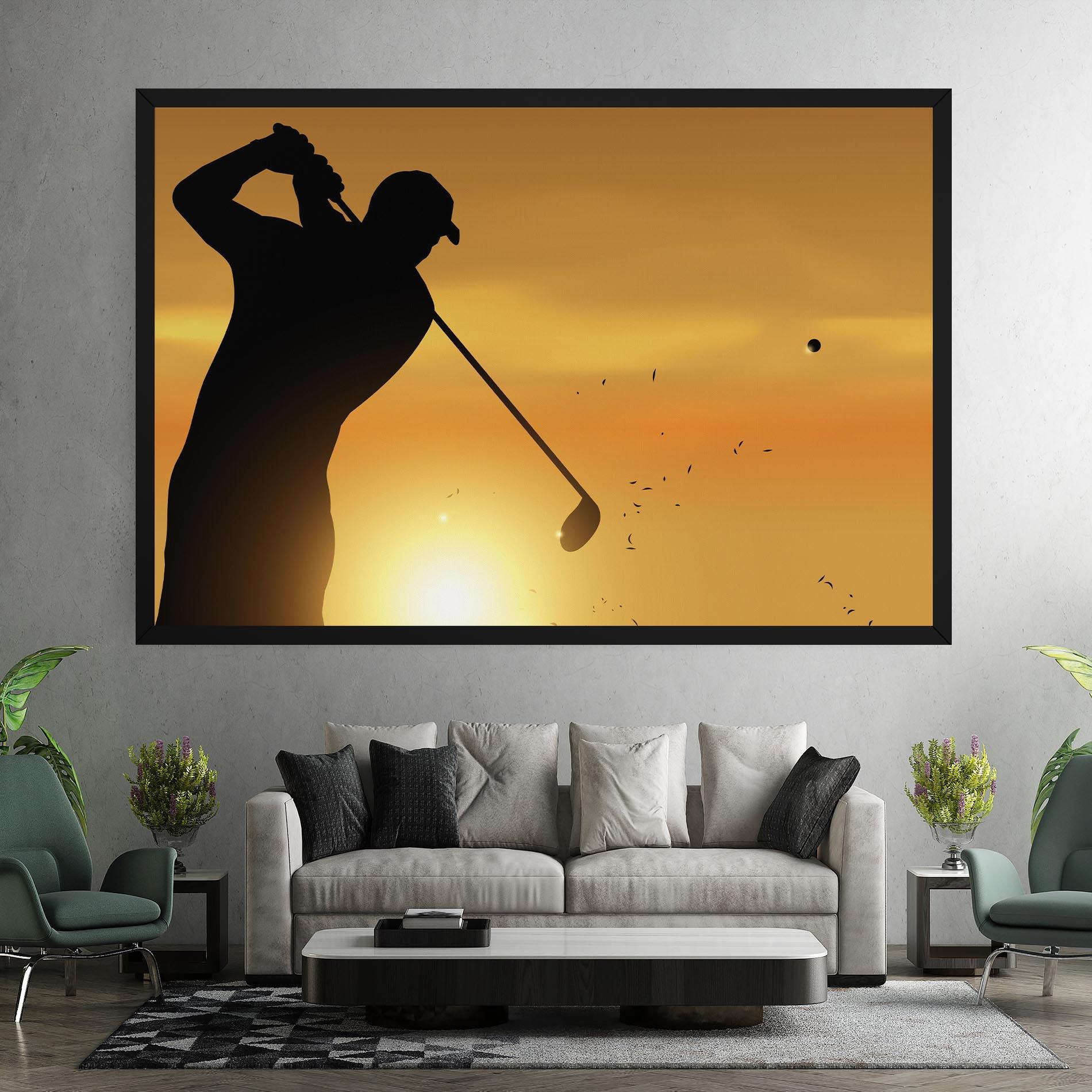 Vászonkép Gold Sunrise mockup 7