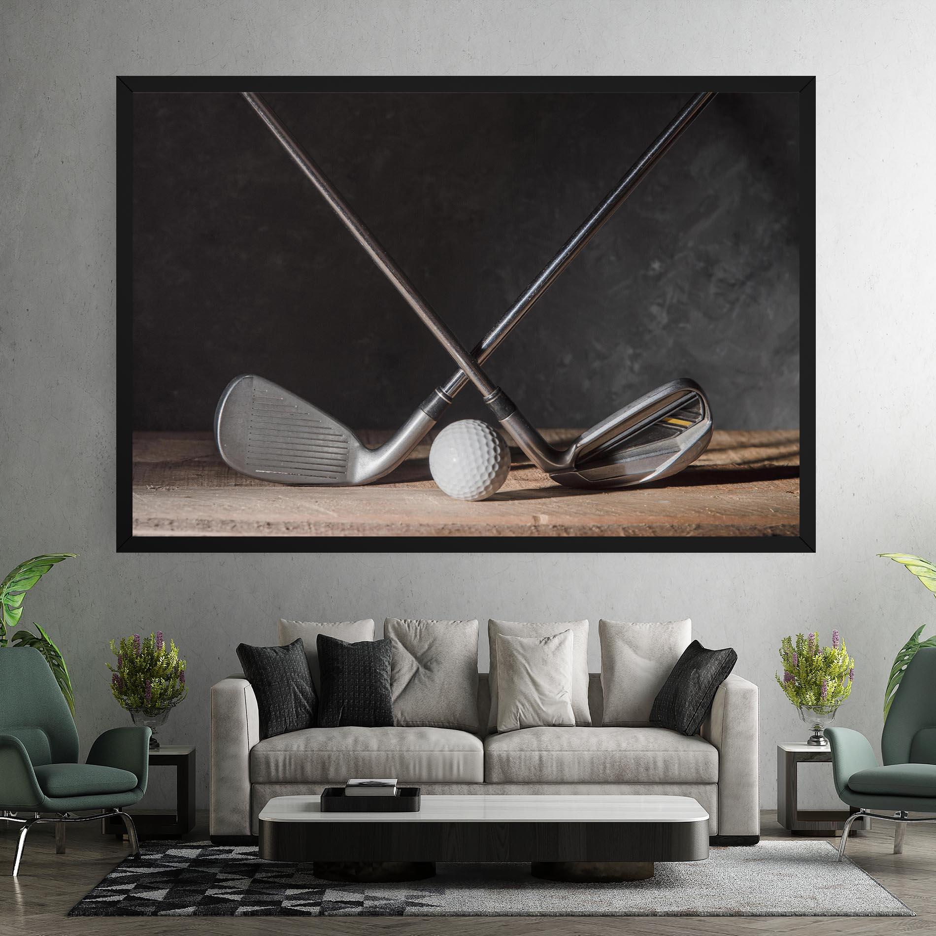 Vászonkép Golf Club Ball mockup 7