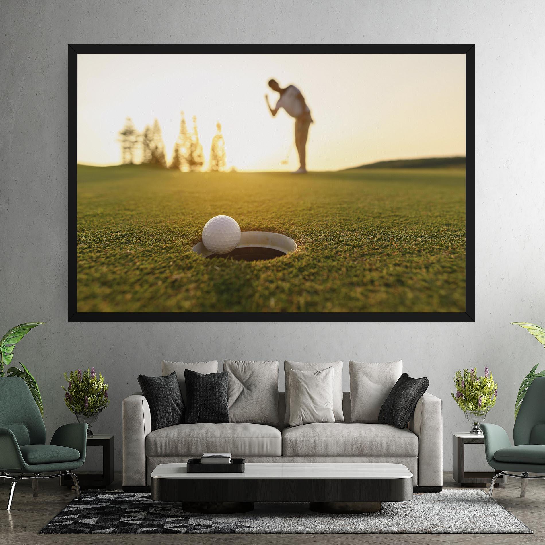 Vászonkép Golfer Concept mockup 7