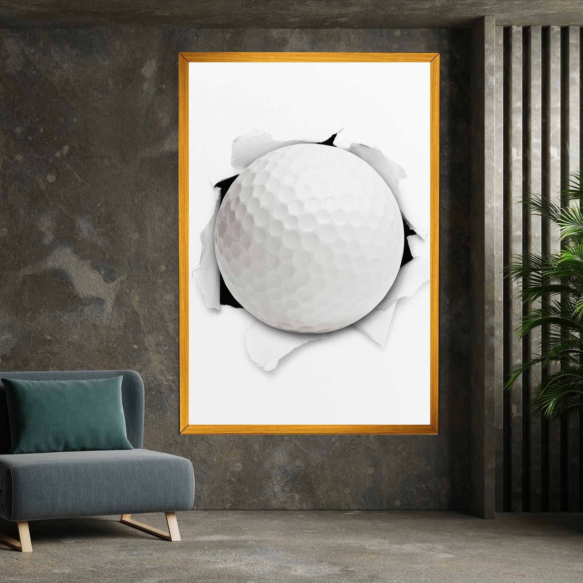 Golf Ball Bursting Hole mockup 7