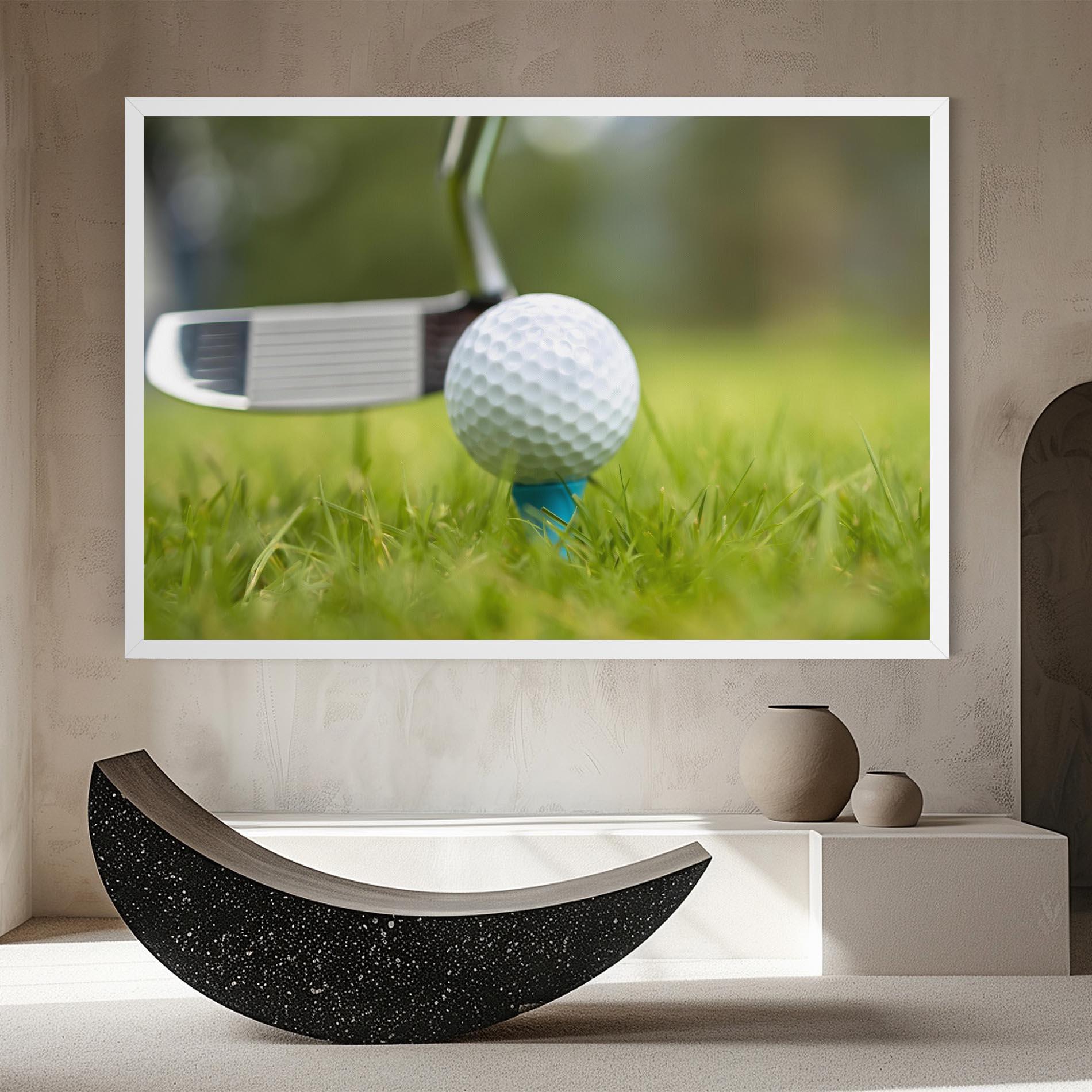 Vászonkép Golf Ball Tee mockup 8
