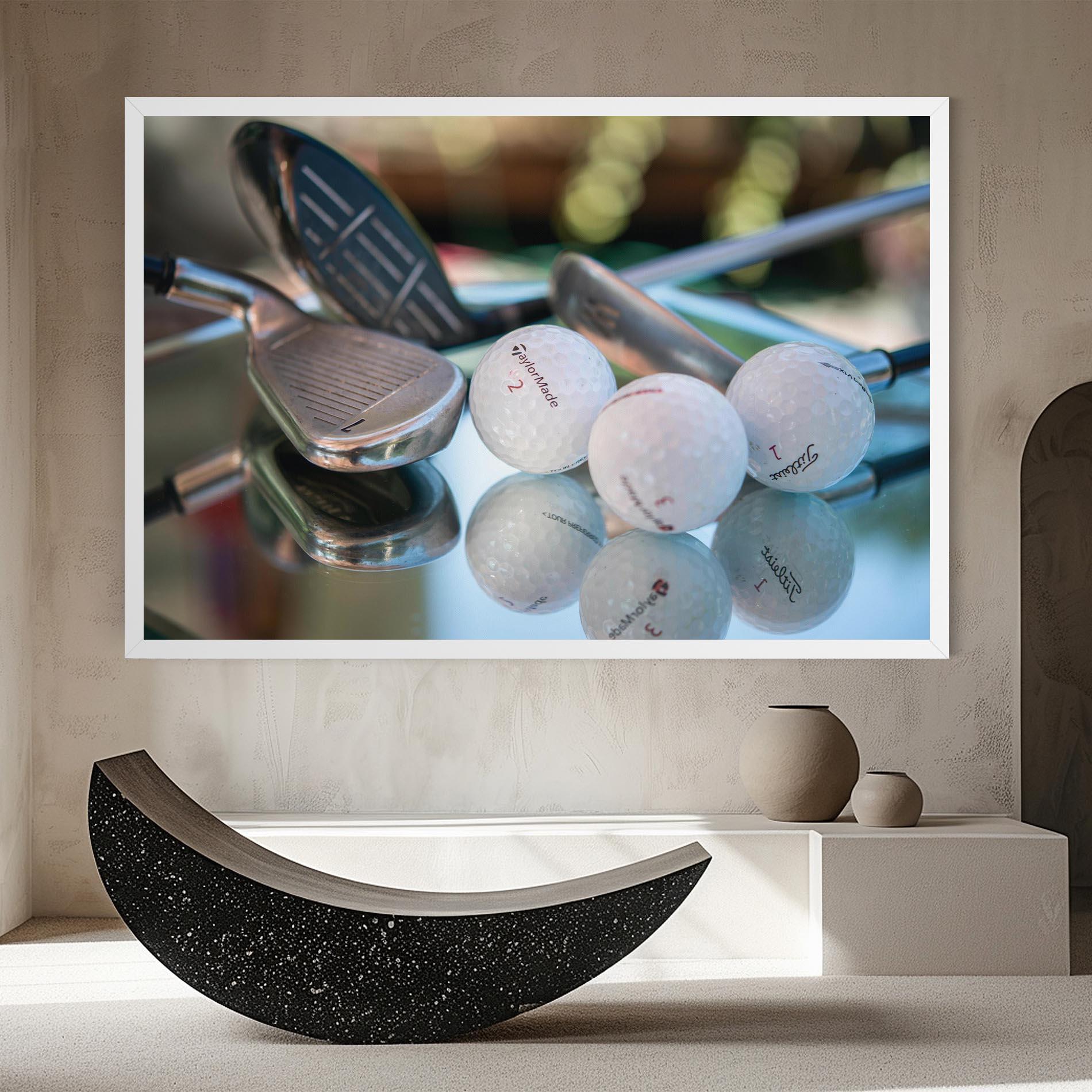 Vászonkép Golf Balls Set mockup 8