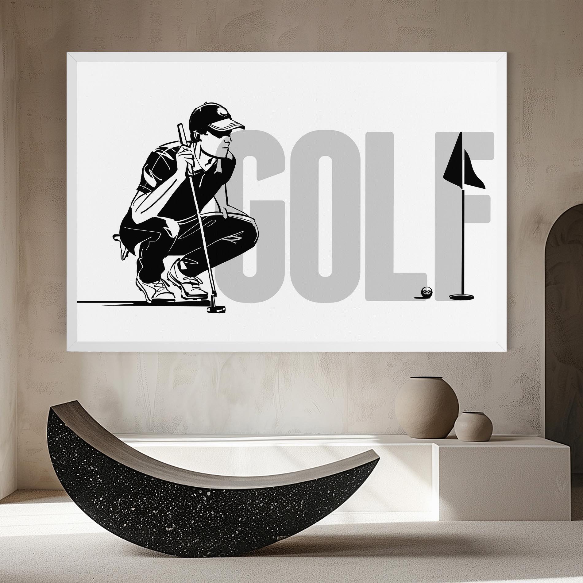 Vászonkép Golf mockup 8