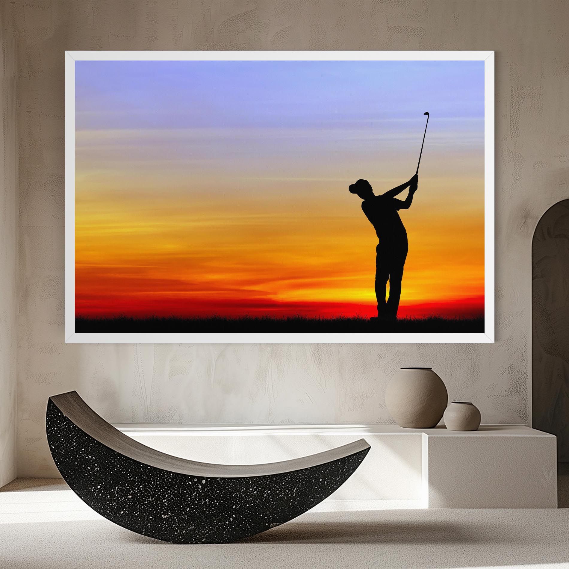Playing Golf Sunrise mockup 8