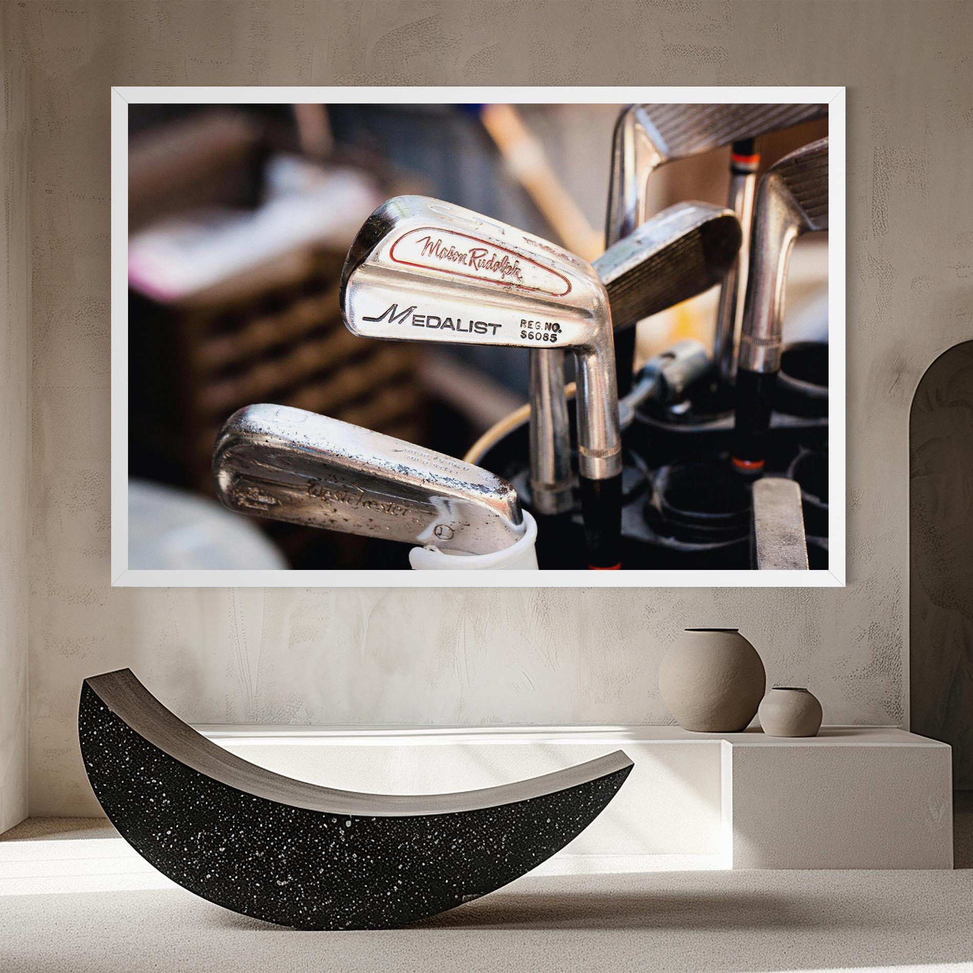 Vászonkép Silver Golf Club mockup 8