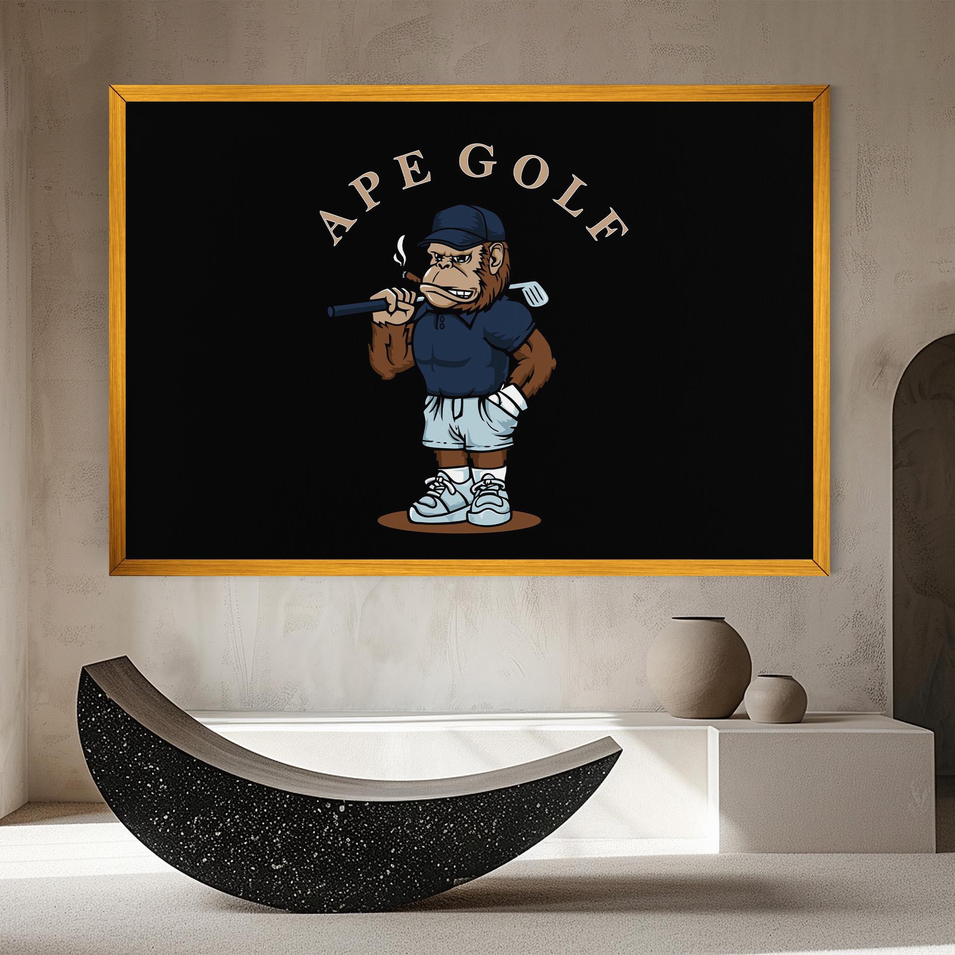 Vászonkép Ape Golf mockup 8