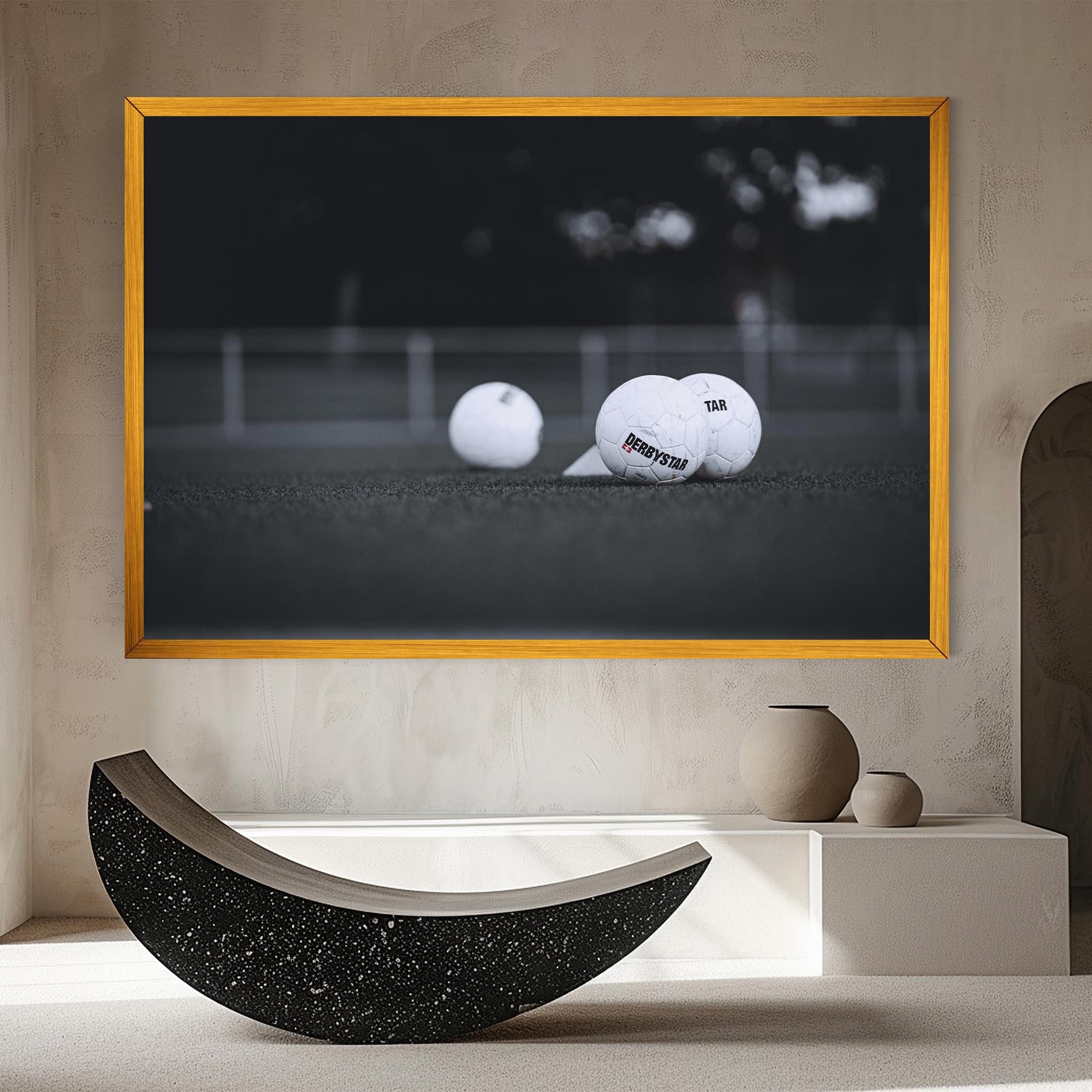 Vászonkép Golf Ball On Grey mockup 8