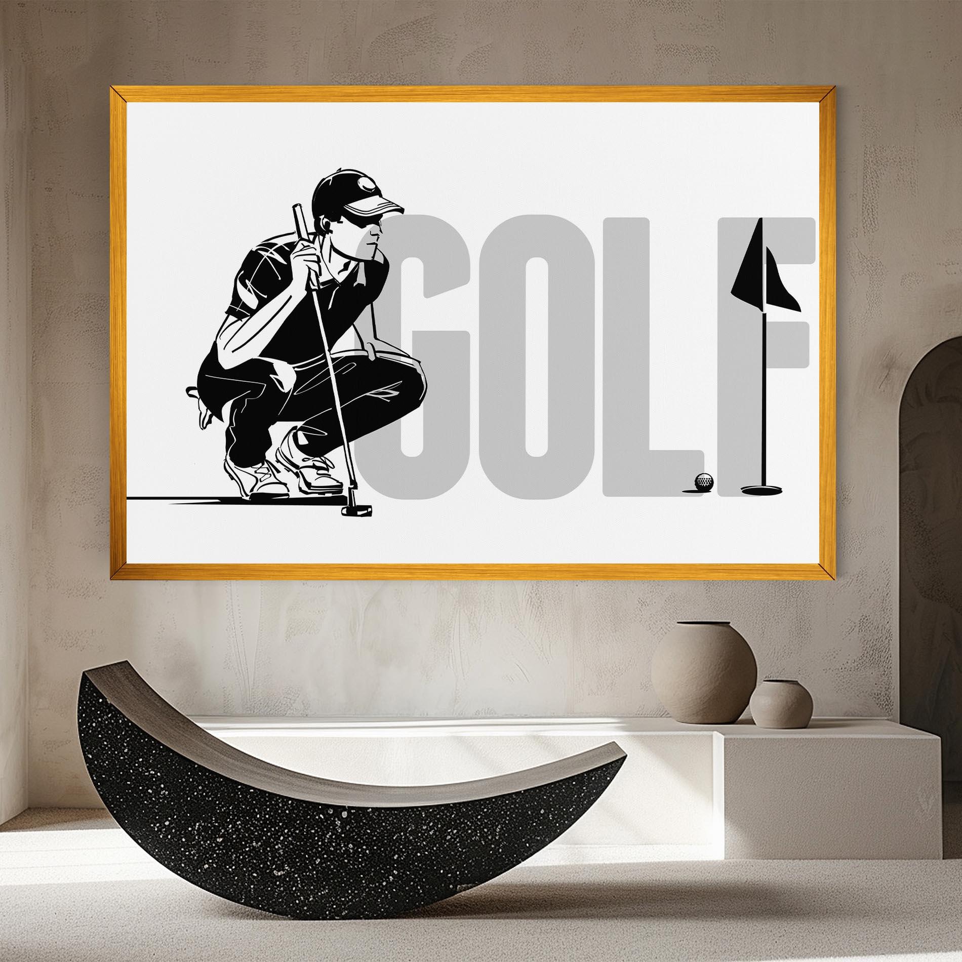 Vászonkép Golf mockup 8