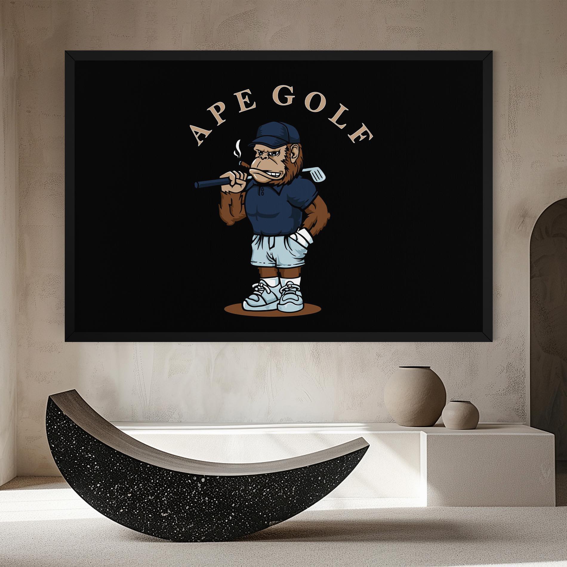 Vászonkép Ape Golf mockup 8